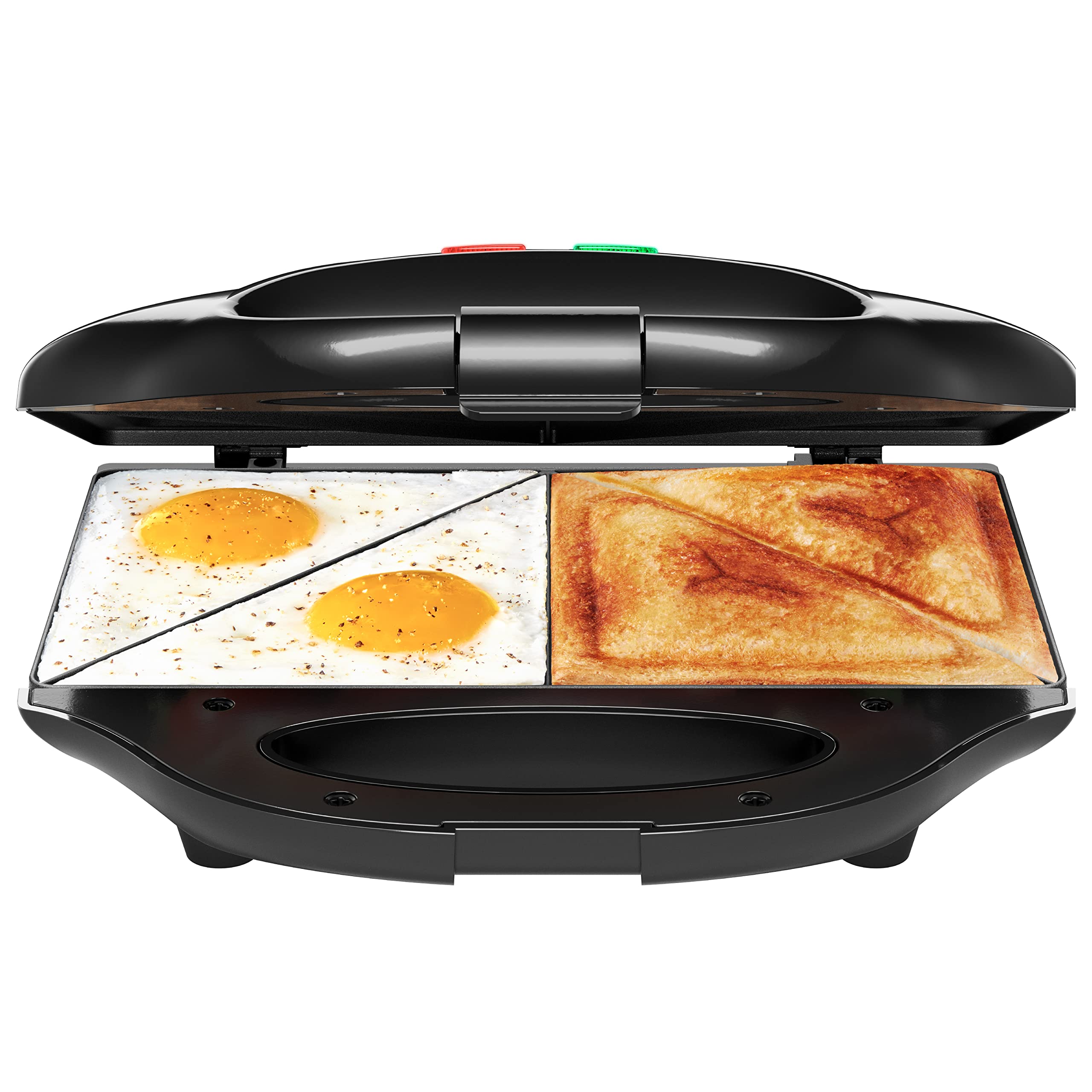 Chefman Portable Sandwich Maker, Compact, Nonstick, Electric Omelet Maker, Panini Press, Pocket Sandwich Press, And Quesadilla M