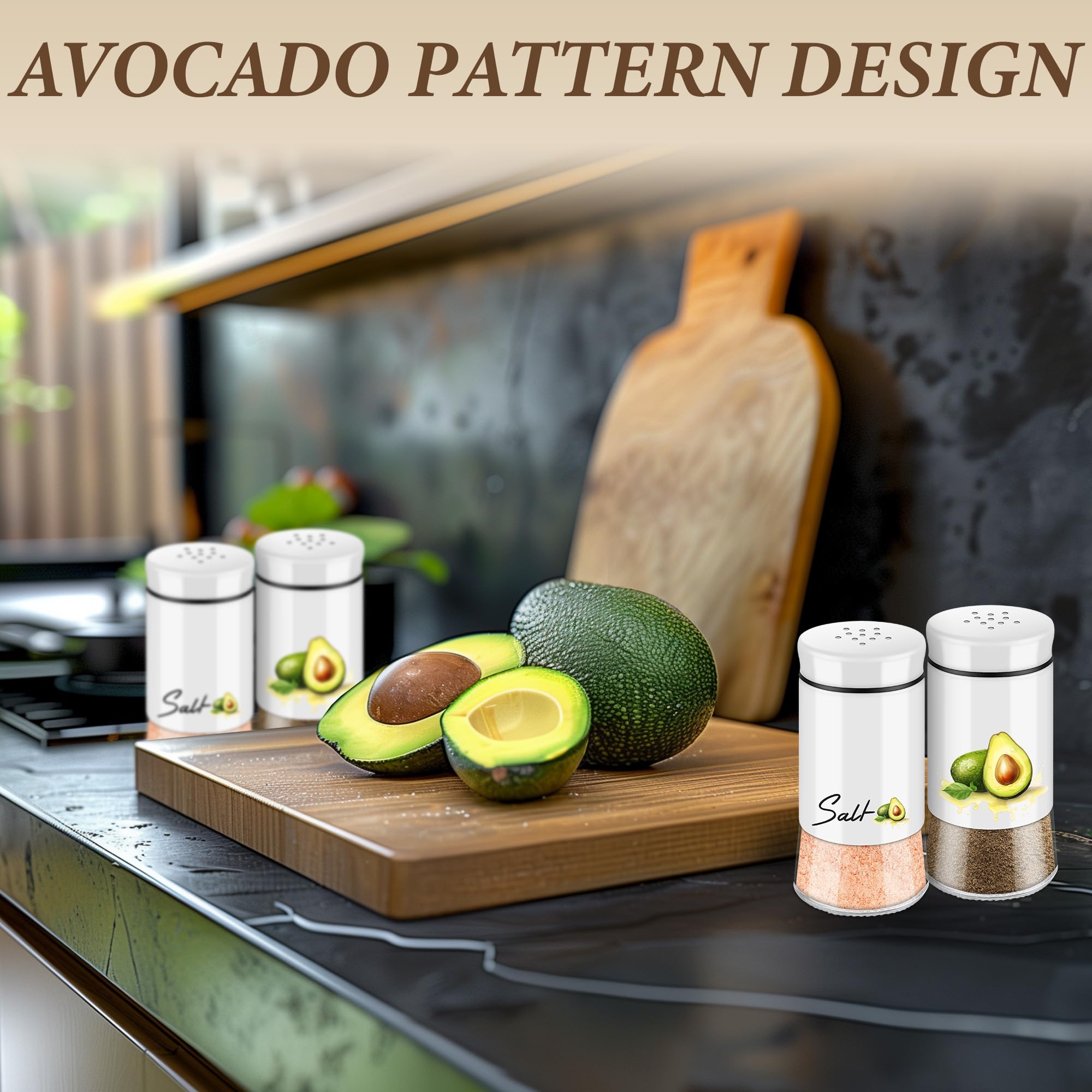 Sunflower Salt and Pepper Shakers Set - 5 oz Farmhouse Cute Kitchen Decor and Accessories Sunflower Gifts for Salt Shakers Glass