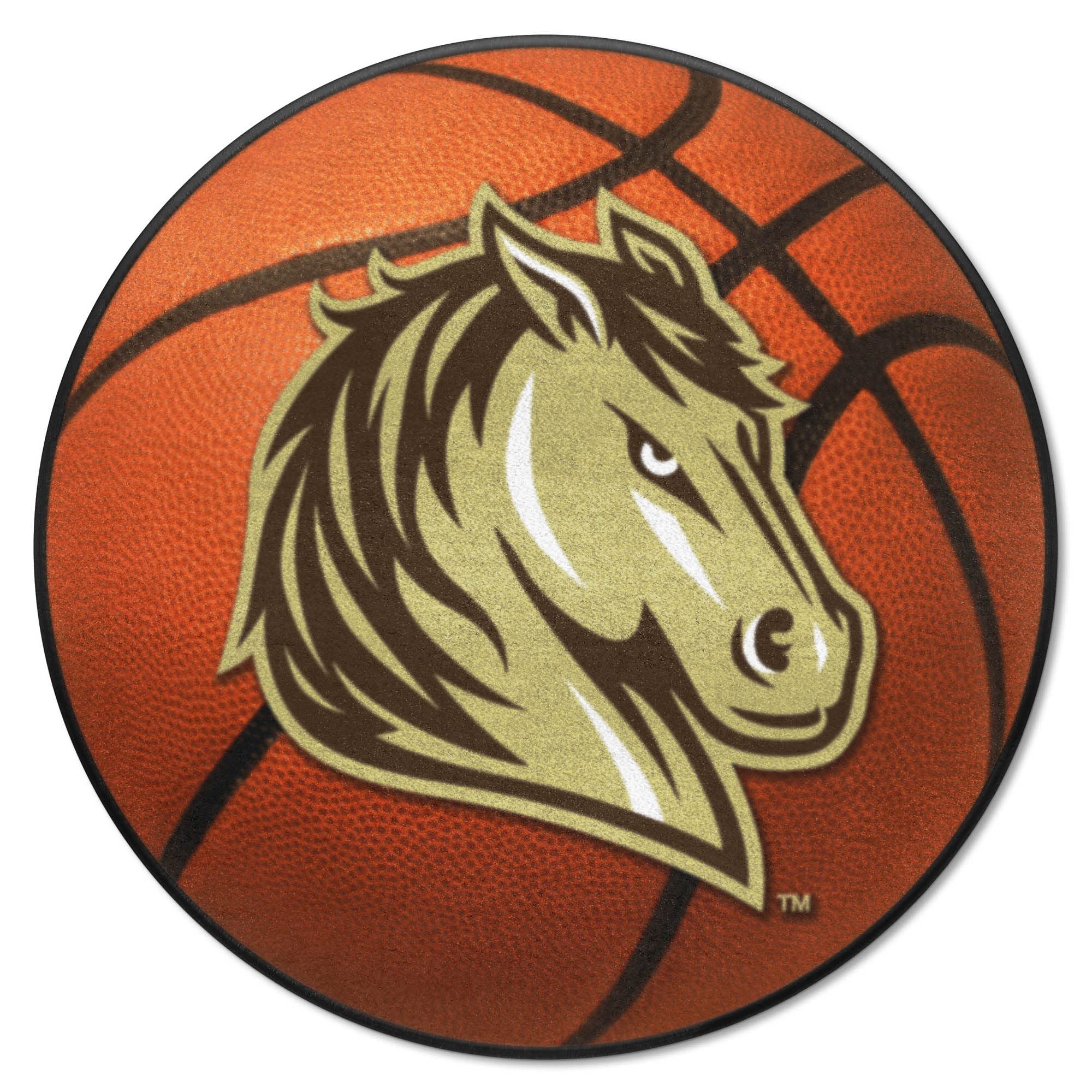 FANMATS Southwest Minnesota State University Non-Skid Vinyl Backing Chromojet Printed Nylon Basketball Mat