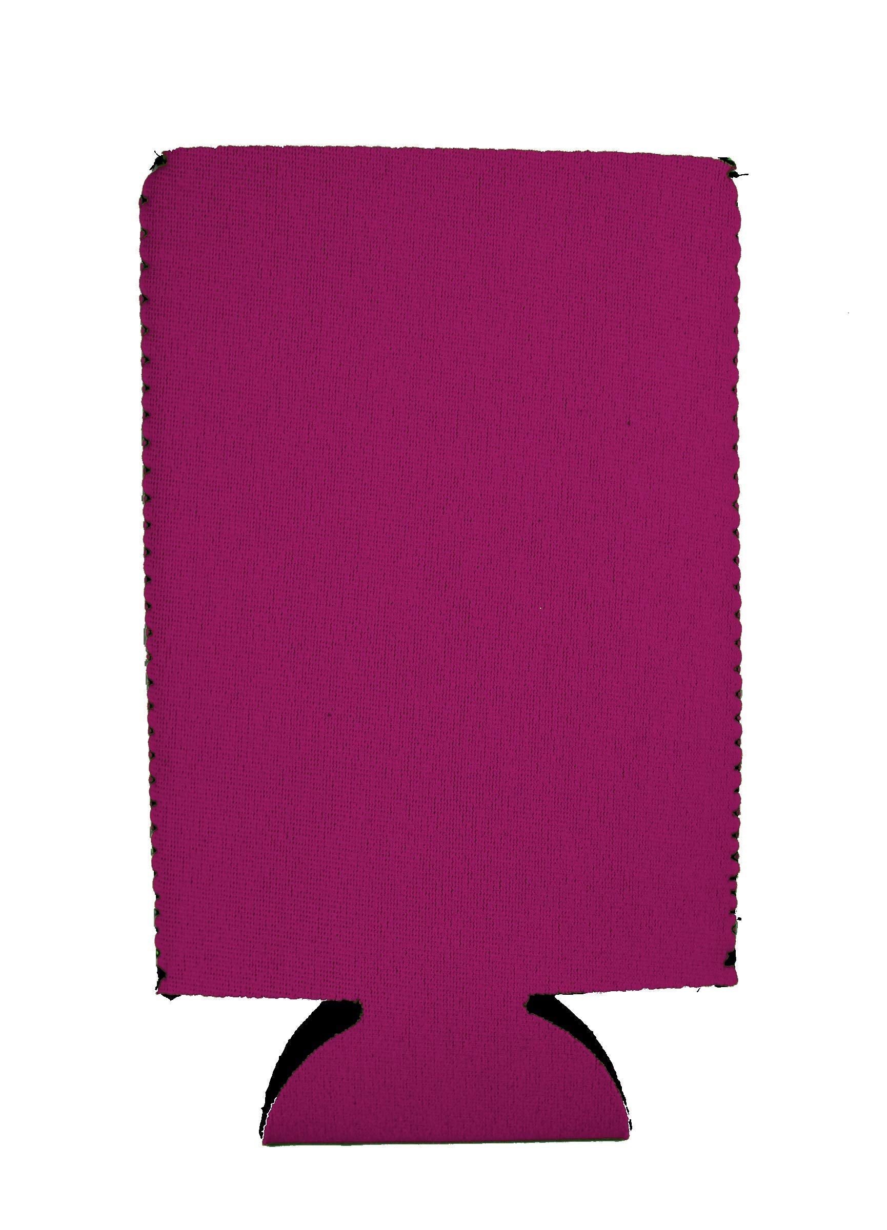 Blank Neoprene 16 Oz. Can Coolie (2 Pack, Magenta)