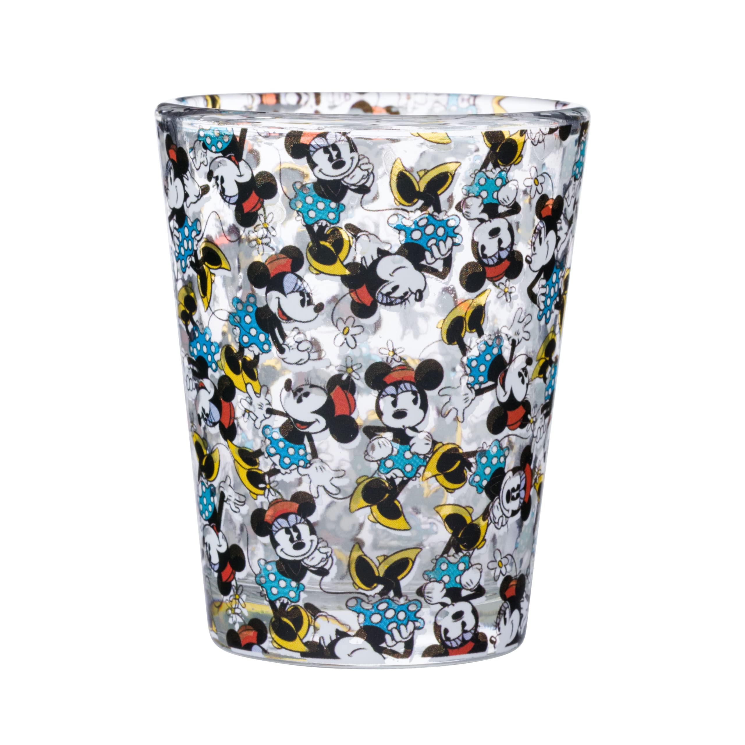 Disney Vintage Minnie Mouse 4 Piece 1.5oz Mini Glass Set