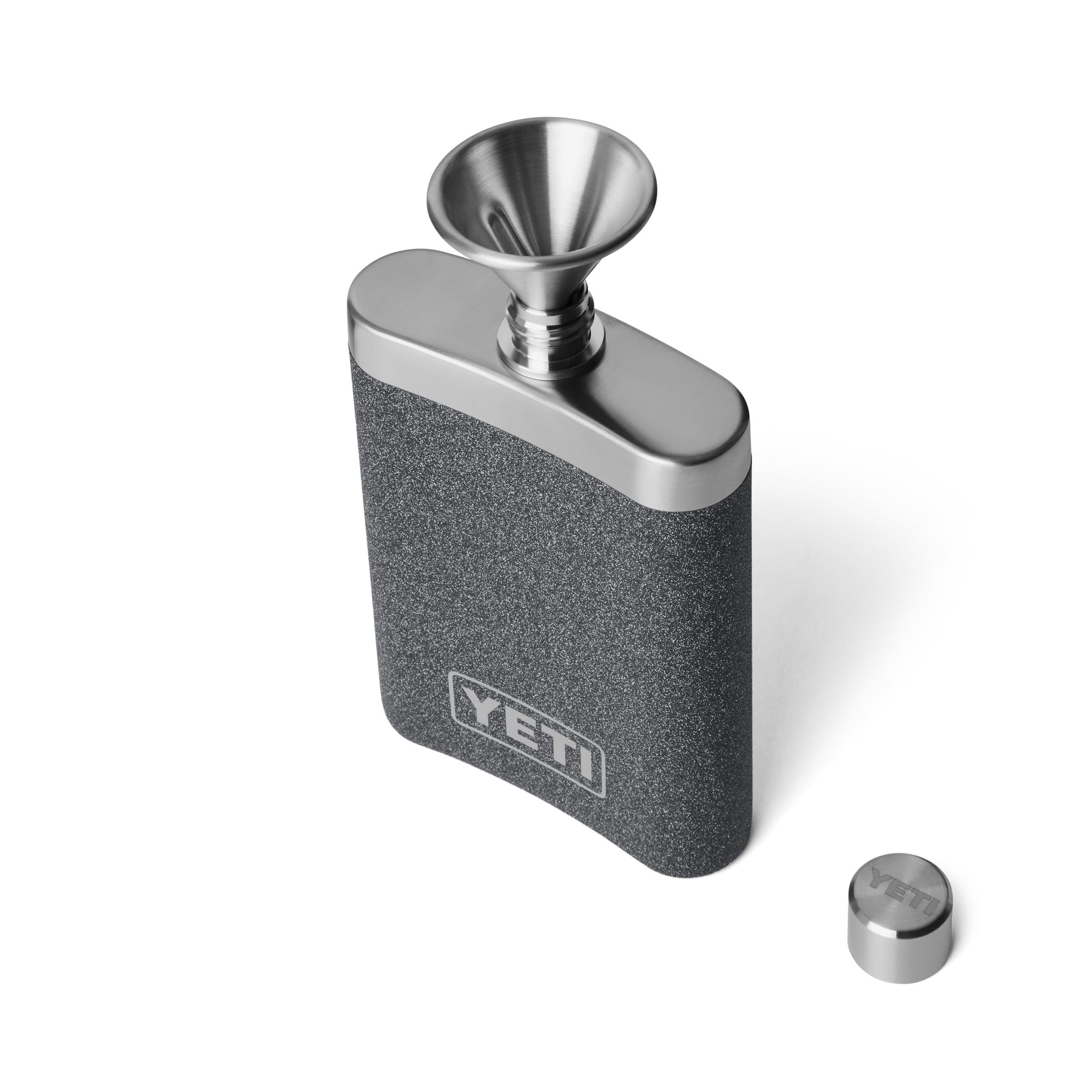 YETI 7 oz Flask and Funnel, Black Stone