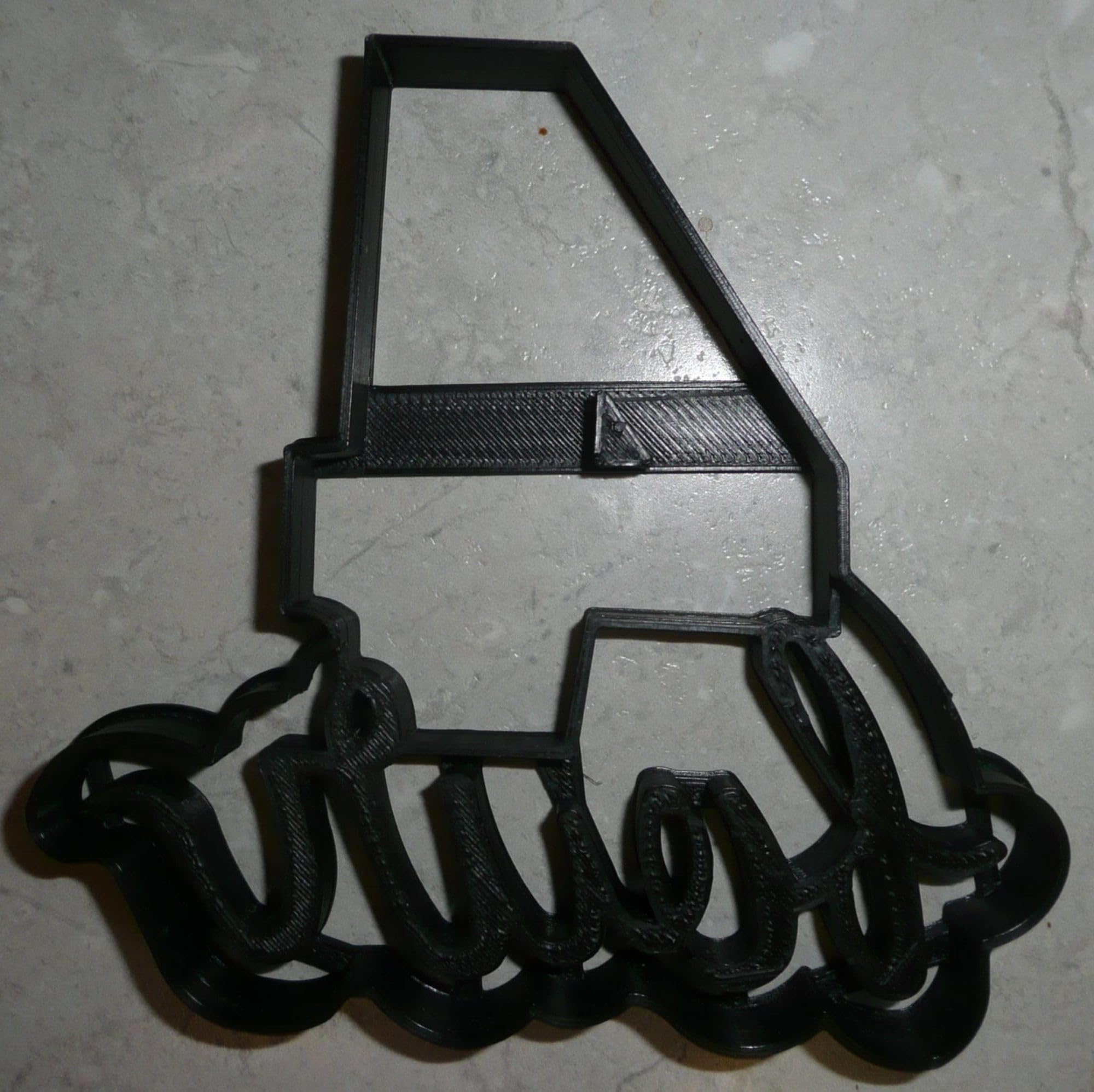 Number Four 4 With Word Birthday Anniversary Party Age Detailed Cookie Cutter Made In Usa Pr2405