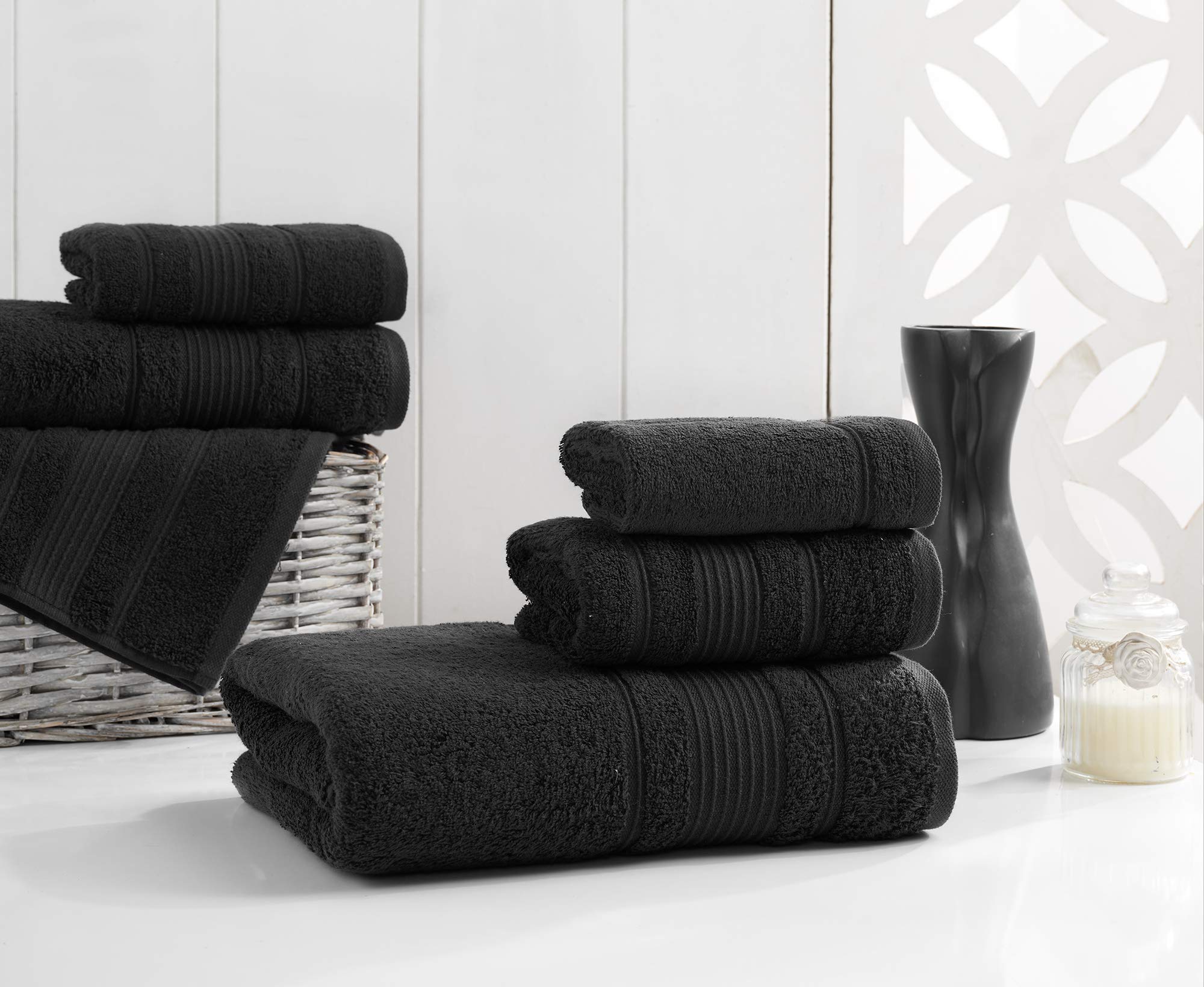 Personalize Your Towels With Custom Embroidery: Names, Monograms, And Initials. Perfect For Kids, Adults, Travel, Gifts, 6-Piece