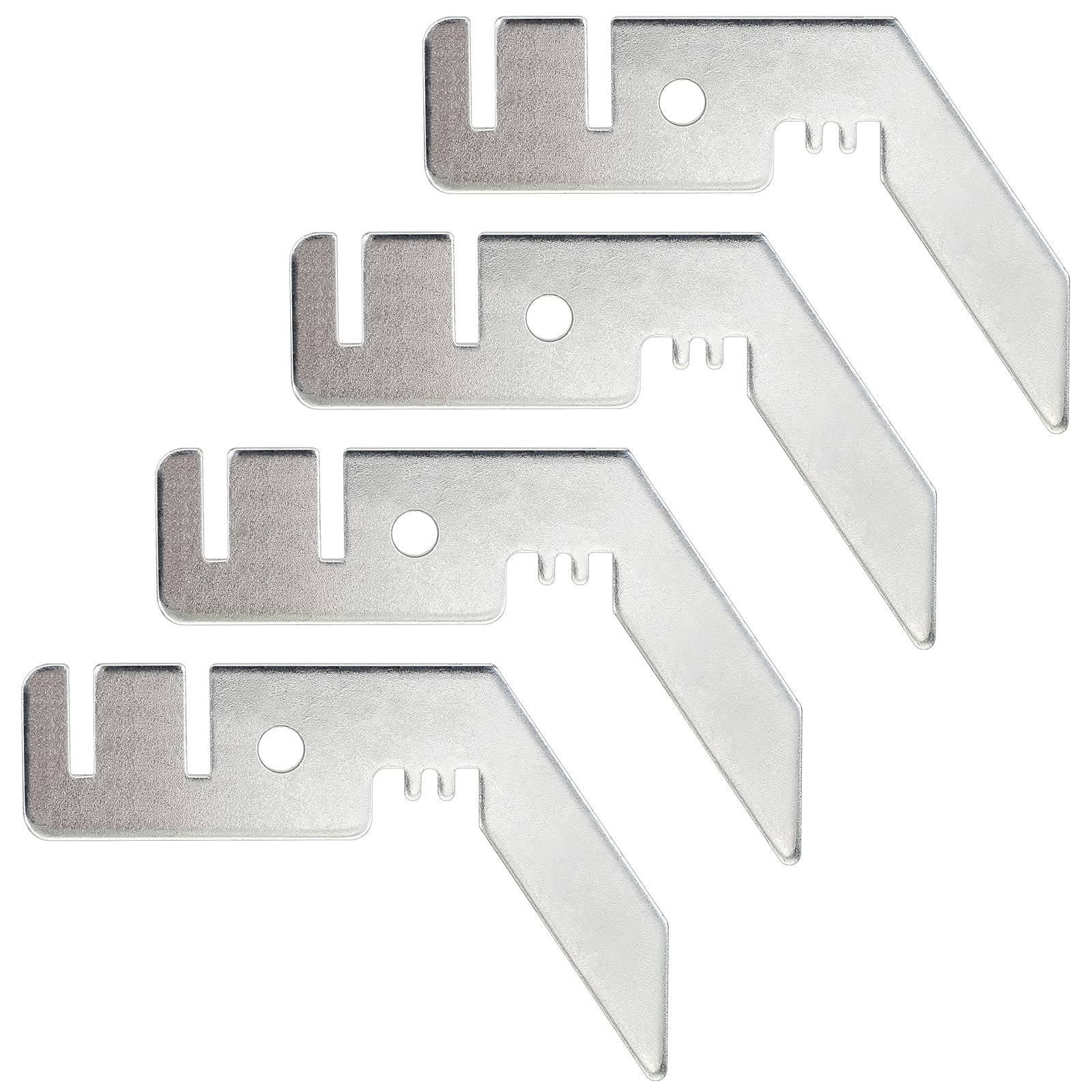 3'' Double Crossbar Hanger Wedding Valance Hanger For Backdrop, Pipe And Drape Backdrop Stand Kit Double Backdrop Stand (4 Pcs)