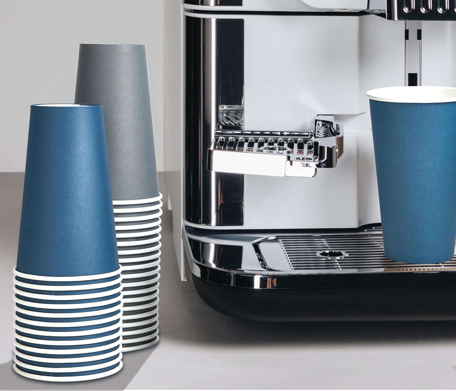 Litopak 100 Pack 20 Oz Paper Coffee Cups, Disposable Coffee Cups With Lids, Drinking Cups For Coffee, Water, Juice, Or Tea. Hot