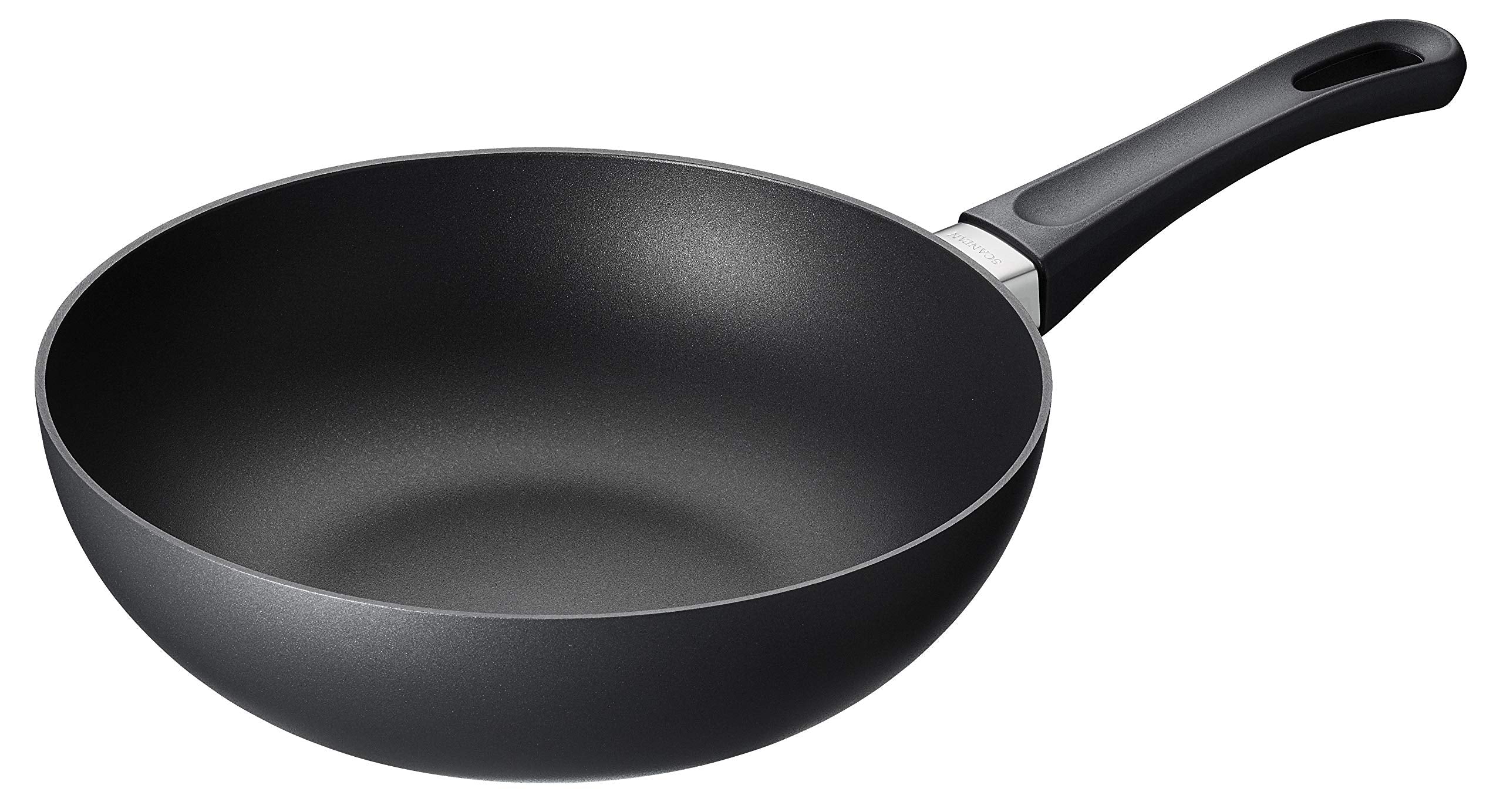 Scanpan Classic Black Aluminum 9.5 Inch Stir Fry Pan