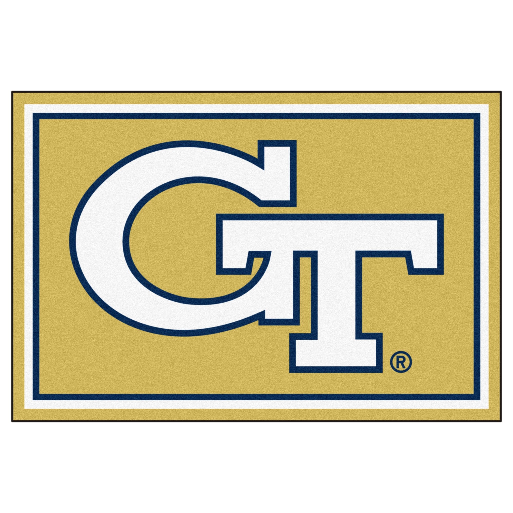 Georgia Tech 5ft. X 8 ft. Plush Area Rug