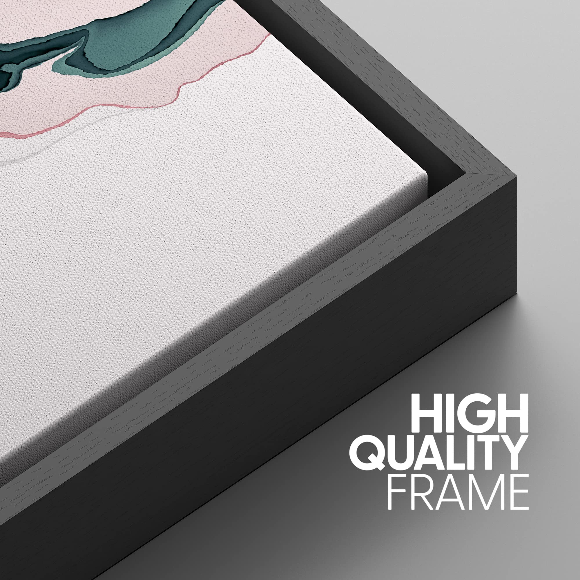 Signwin 3 Piece Framed Canvas Wall Art Mountain Covered With Snow Canvas Prints Home Artwork Decoration For Living Room,Bedroom