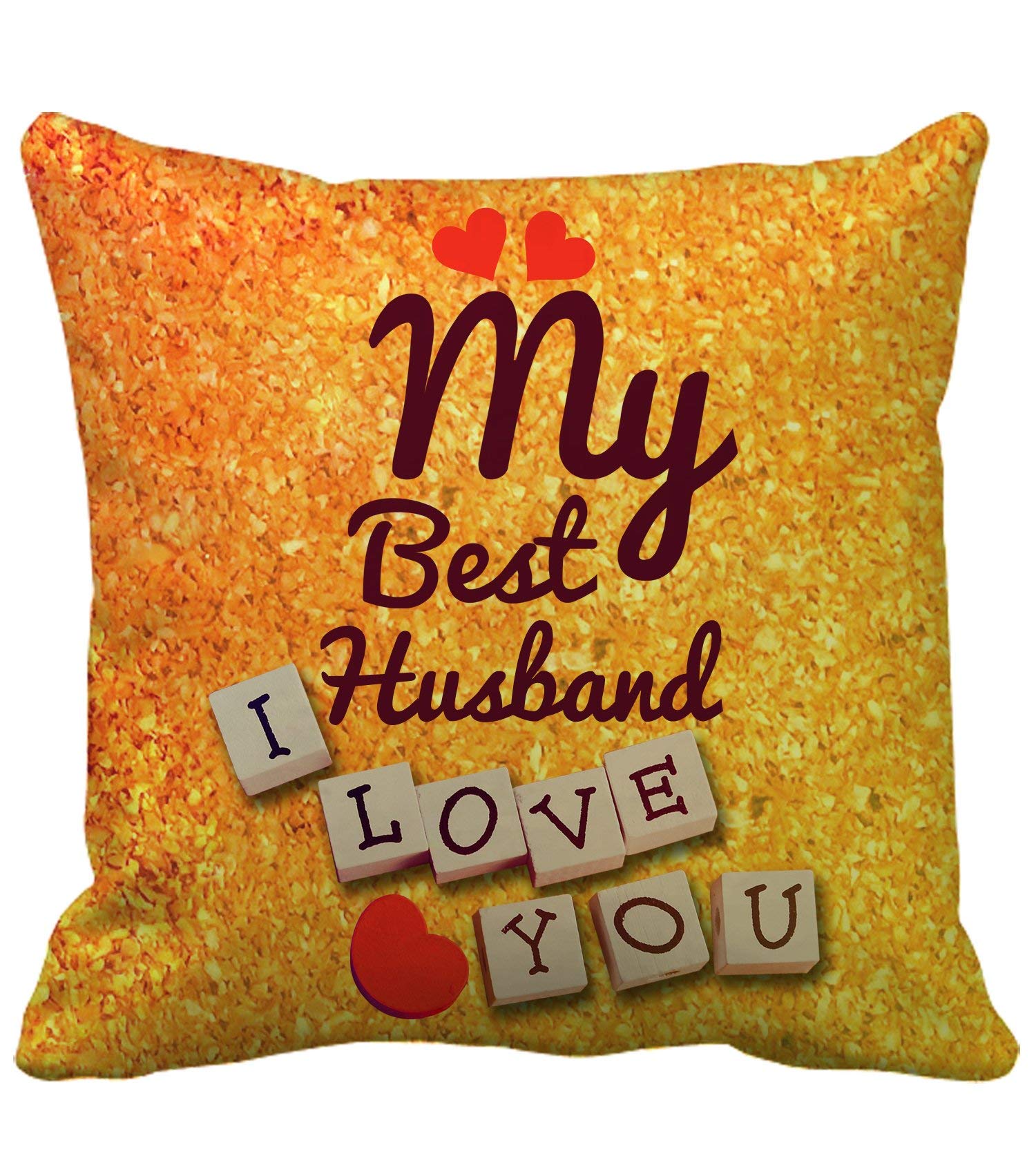 Tied Ribbons Valentine Gift Anniversary Retirement Birthday Valentine Gift For Husband Love Romantic Printed Cushion Cover Pillo