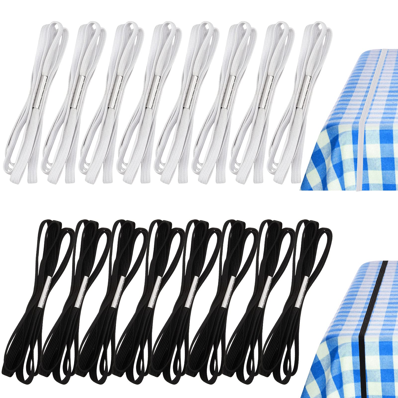 Table Bungees Tablecloth Strap Band Tablecloth Bungee Cord To Hold Down Table Cloth For Outdoor Tables Kitchen Tables Picnic Cam