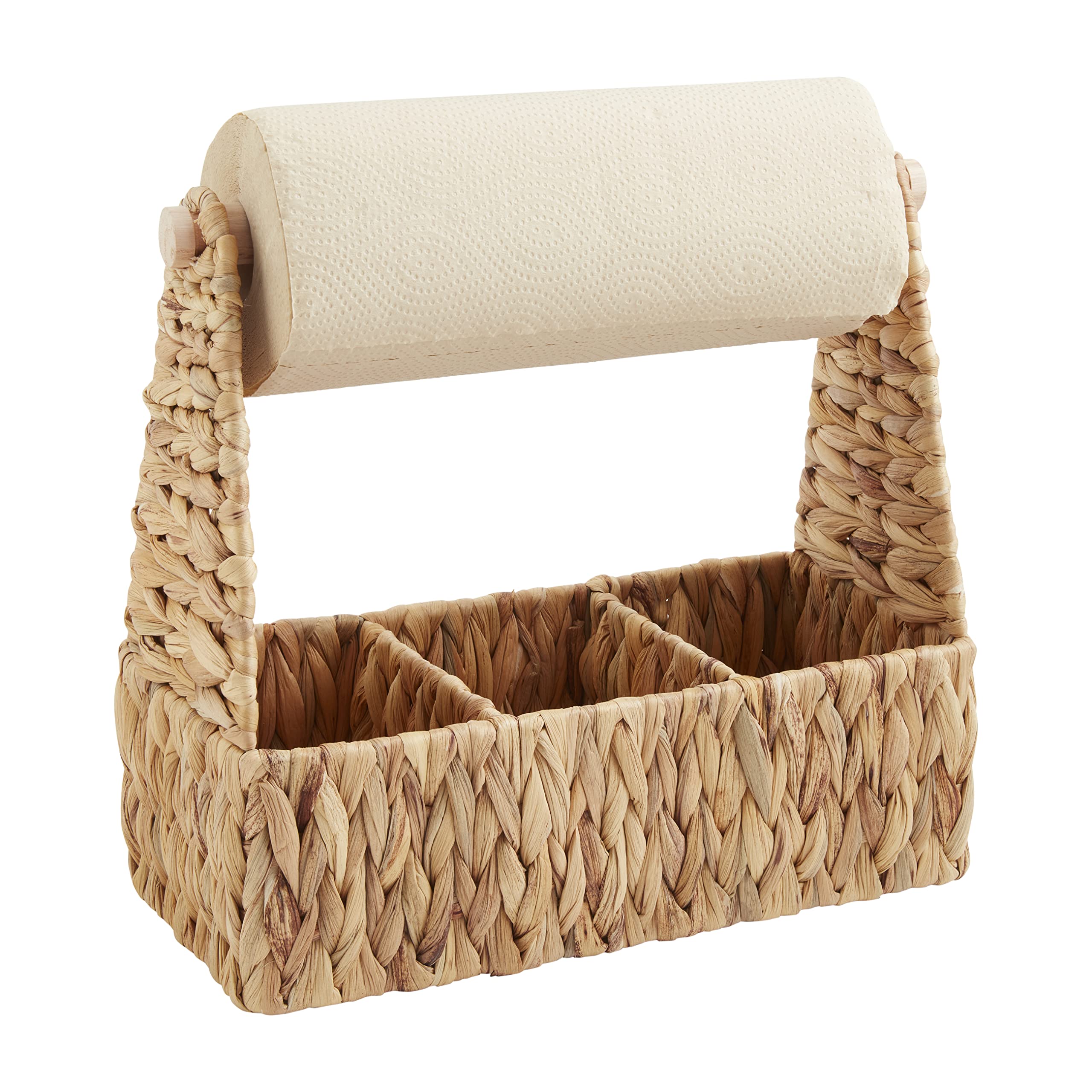Mud Pie Utensil Caddy, 6.5'' X 14'', Brown