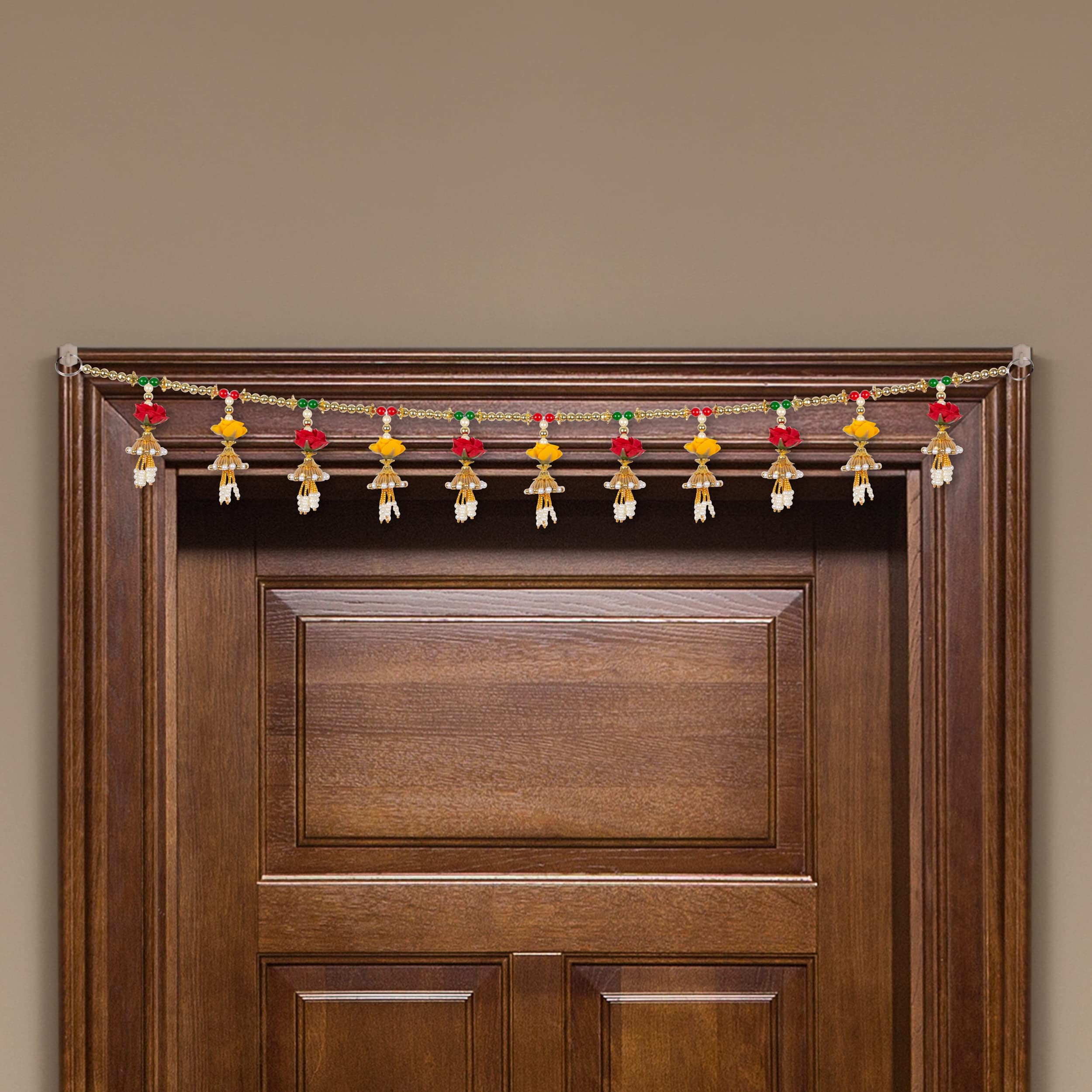 Art Affair Door Hanging Toran Bandarwal for Diwali Home Decoration | Vintage Door Toran Set with Traditional & Floral latakan AA