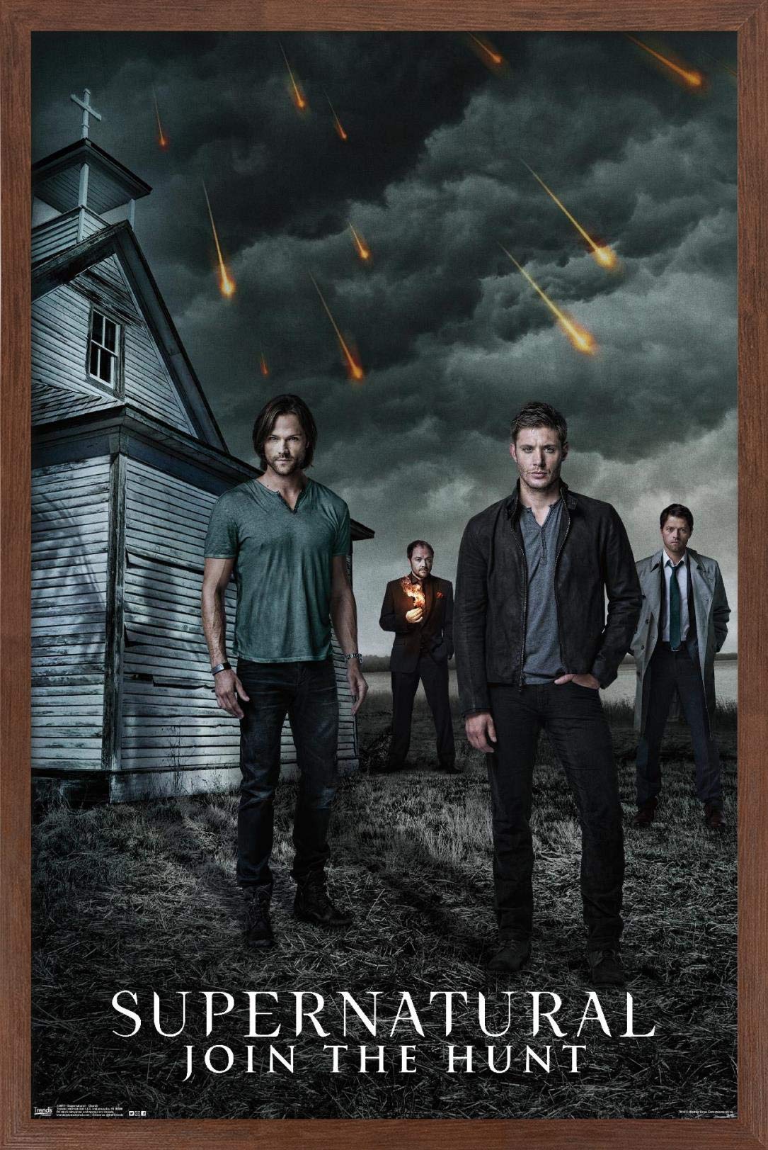 Trends International Supernatural-Church Wall Poster, 14.725'' X 22.375'', Mahogany Framed Version