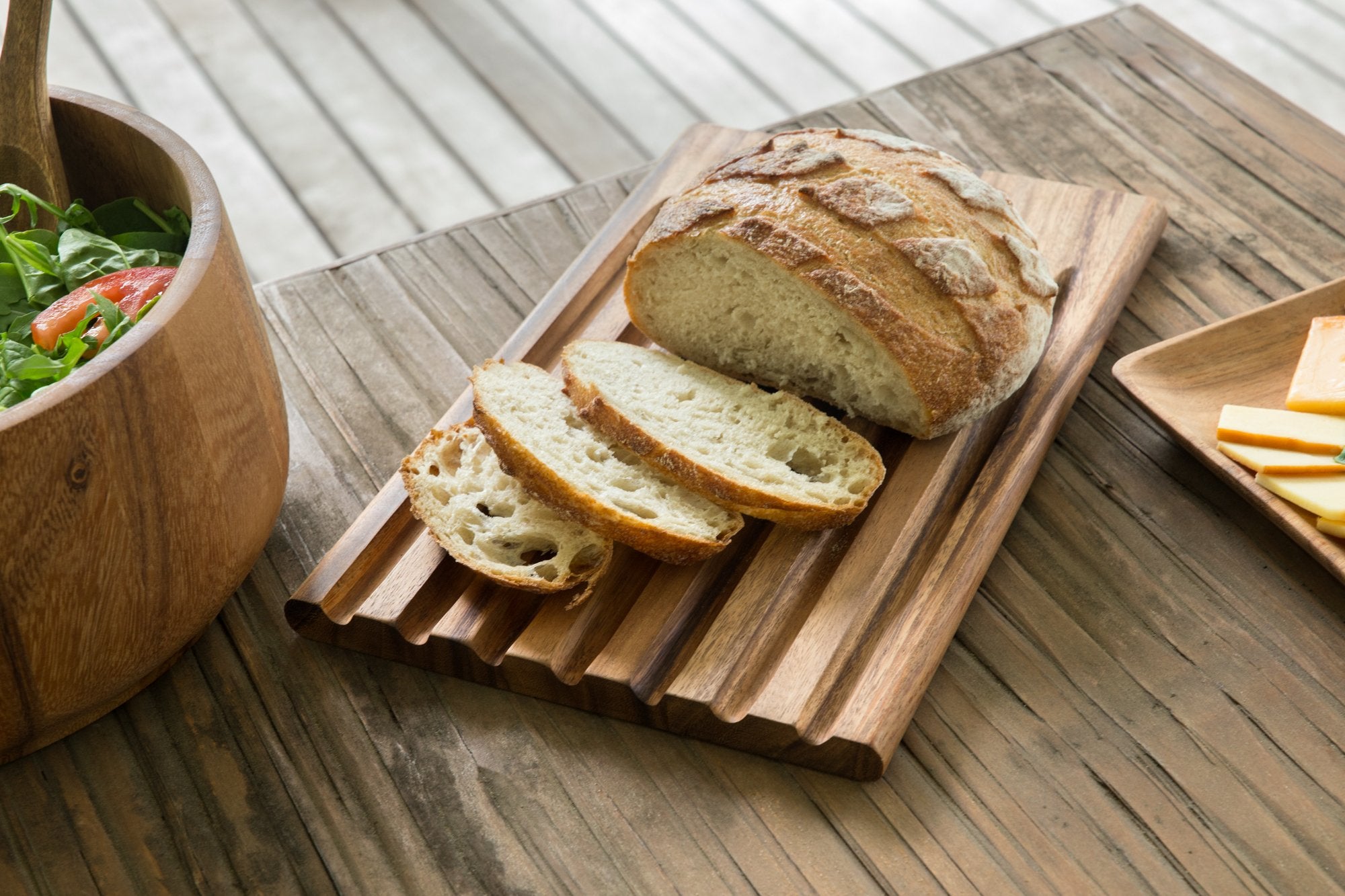 Ironwood Gourmet Bread, 9.75 X 15 X 0.75 Inches, Sweep Off Baguette Board: 9.75'' X 15'' X .75''