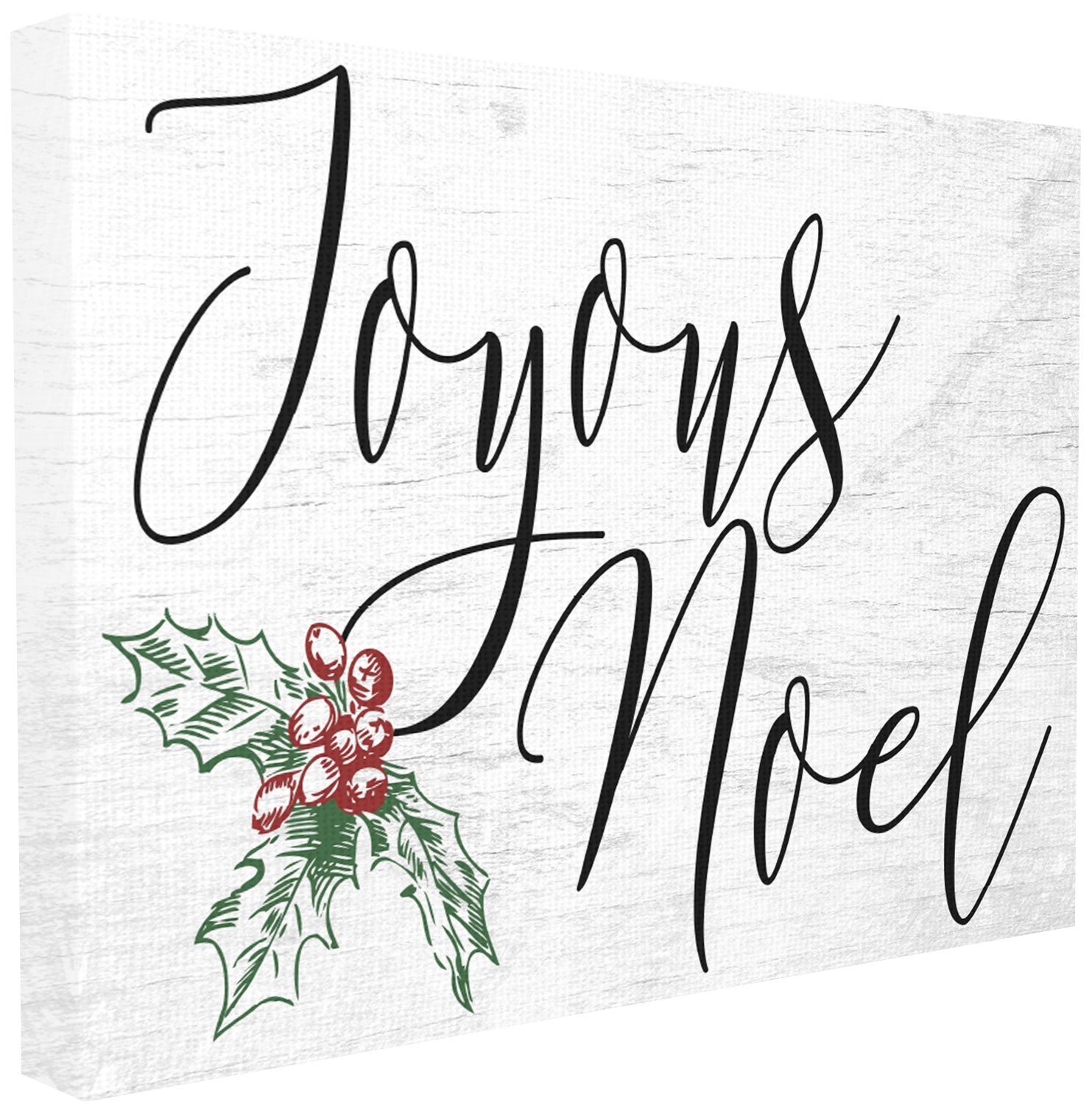 Stupell Industries Joyous Noel Christmas Canvas Wall Art, 16 X 20, Multi-Color