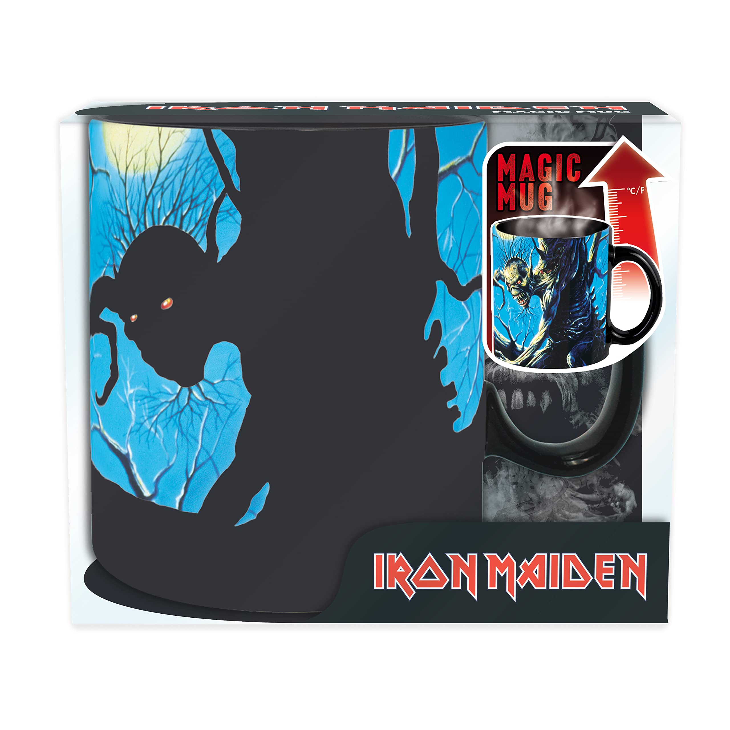 Gb Eye Iron Maiden Fear Of The Dark 460Ml Heat Change Ceramic Mug