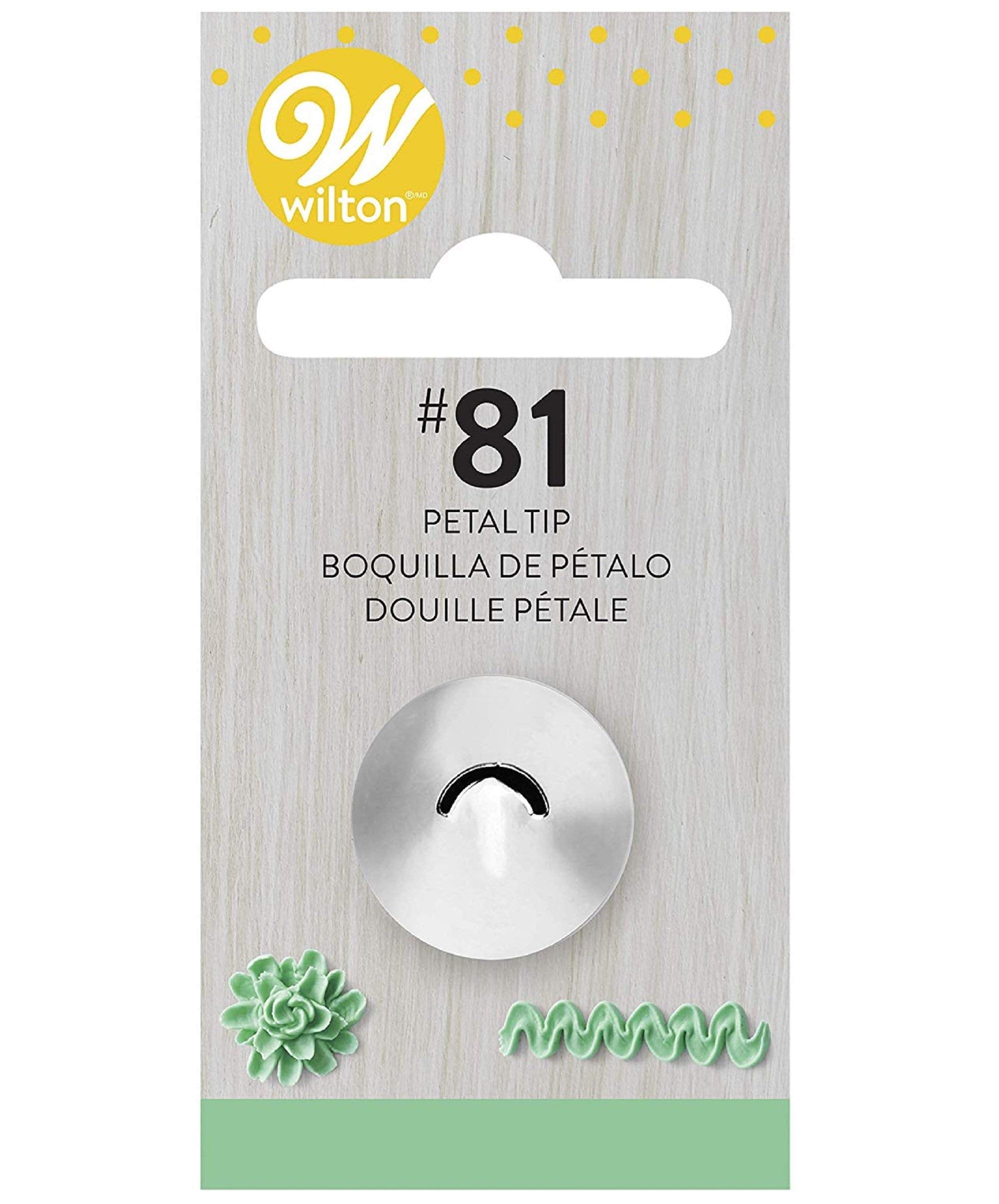 Wilton Decorating Tip, No.81 Curved Ribbon  Quantity of 2