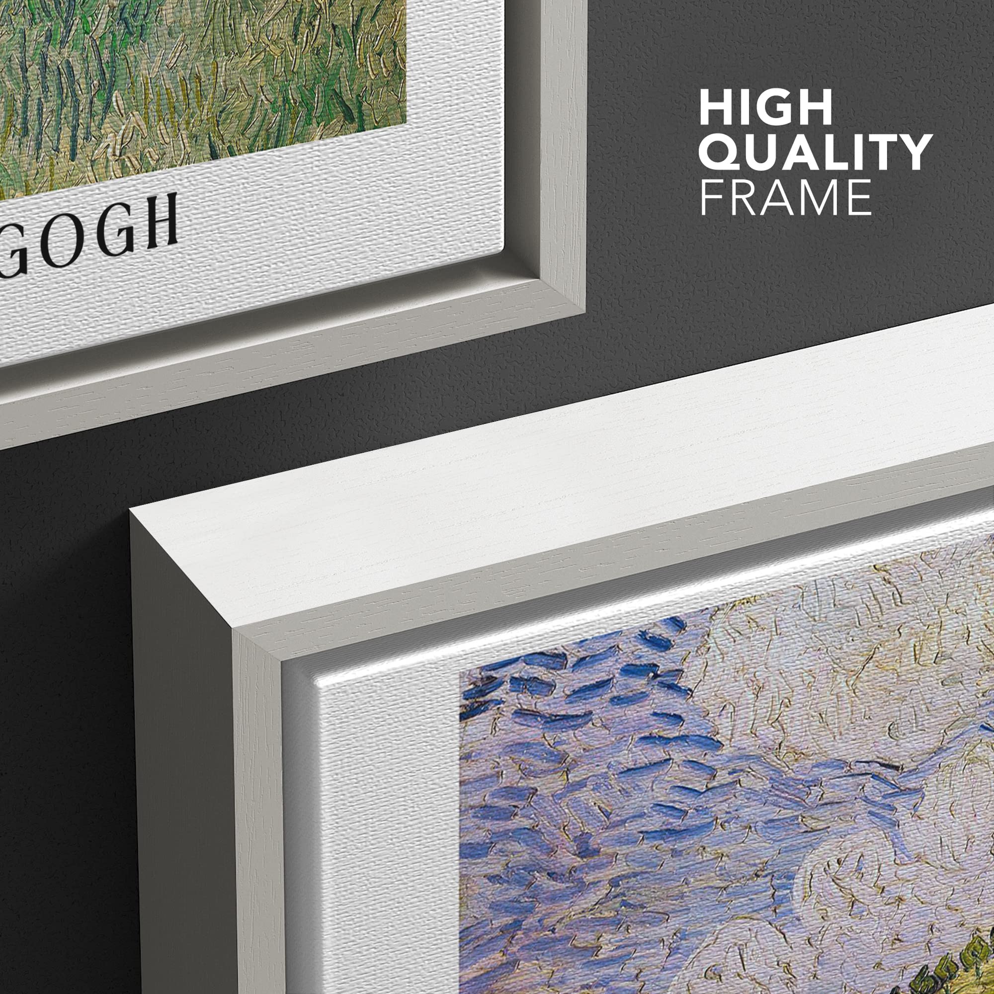 Wall26 Framed Canvas Print Wall Art Plain Of Auvers By Vincent Van Gogh Historic Classical Illustrations Fine Art Decorative Vin