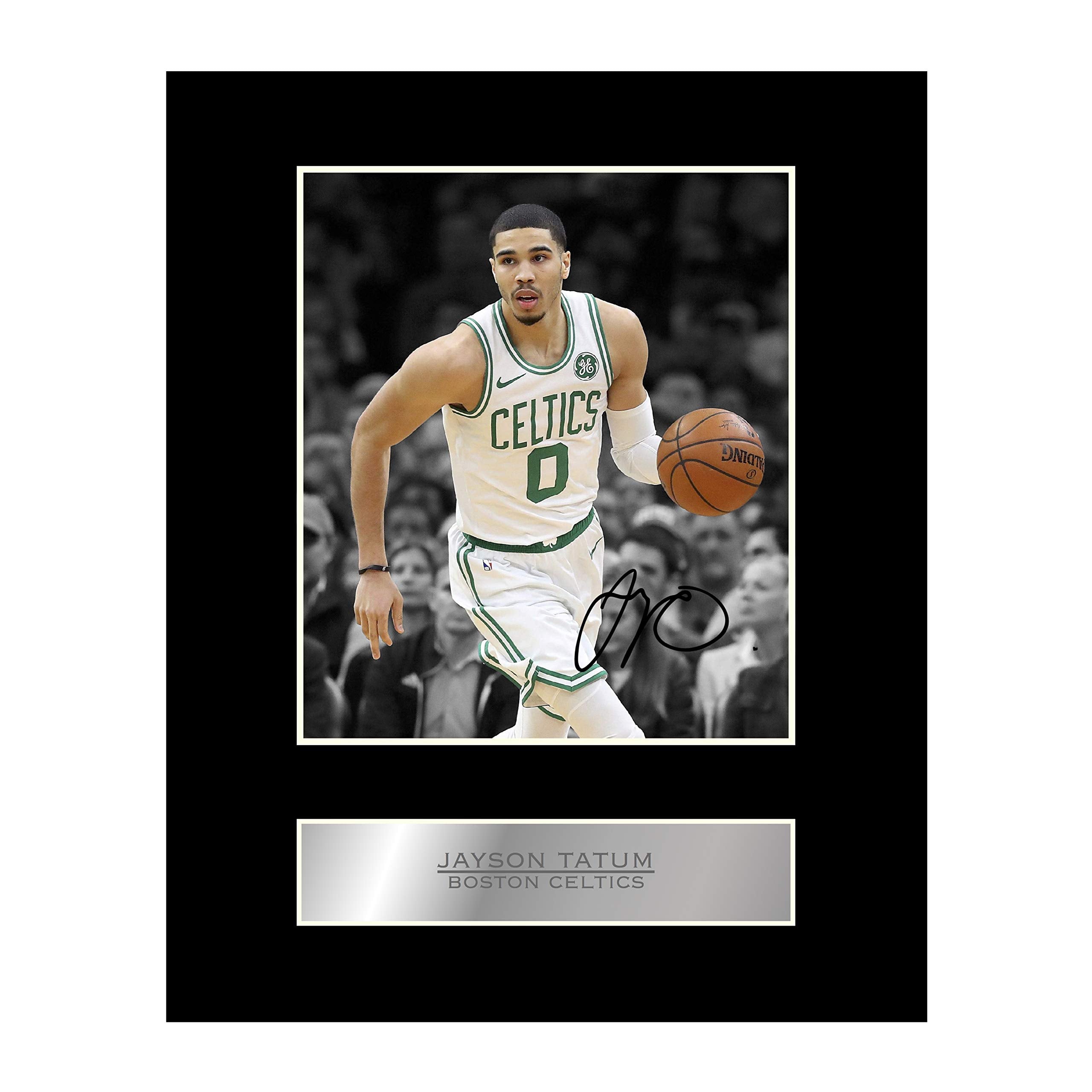 Iconic Pics Jayson Tatum Print Signed Mounted Photo Display #01 Printed Autograph Picture Print