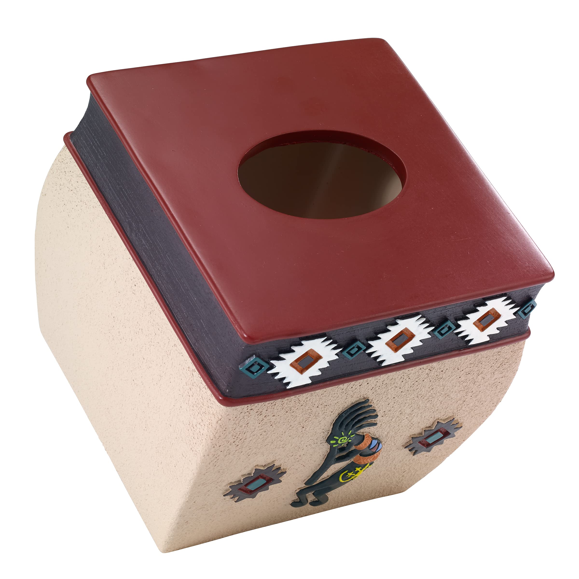 Avanti Linens - Tissue Box Cover, Decorative Home Decor (Navajo Dance Collection)