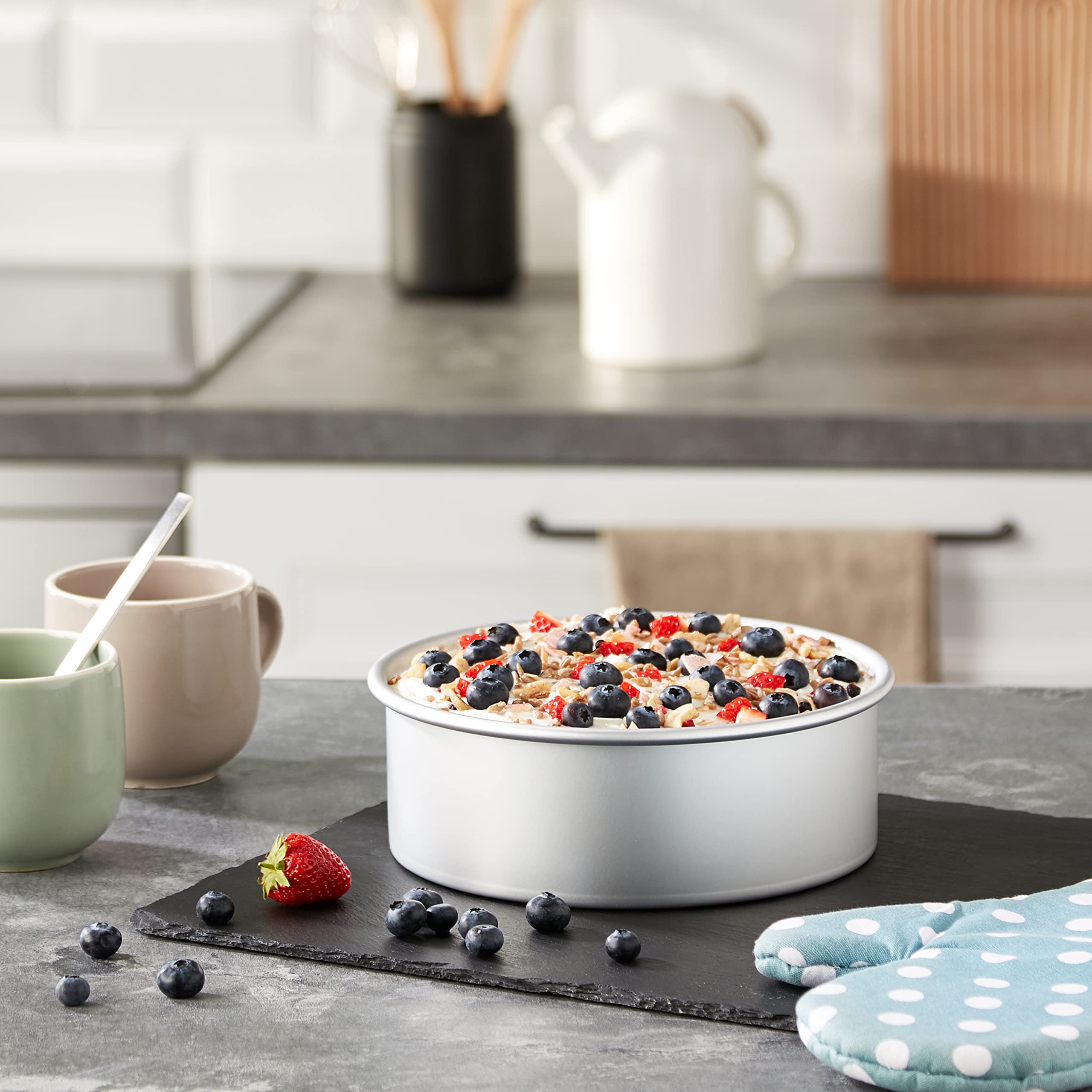 Pme Professional Aluminum Baking Pan Round 8 X 3