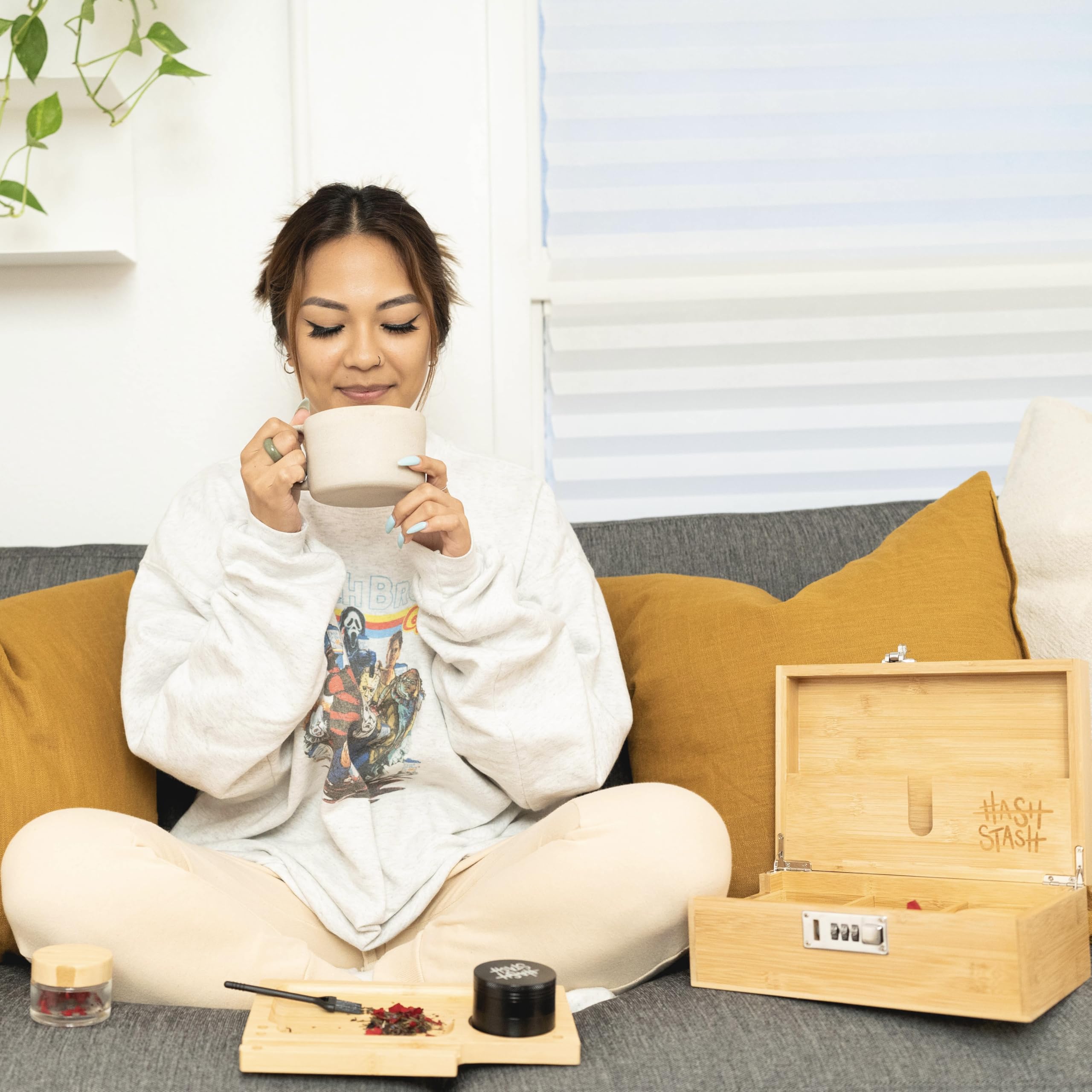 Hashstash - The Og Storage Box (Brown/Silver)