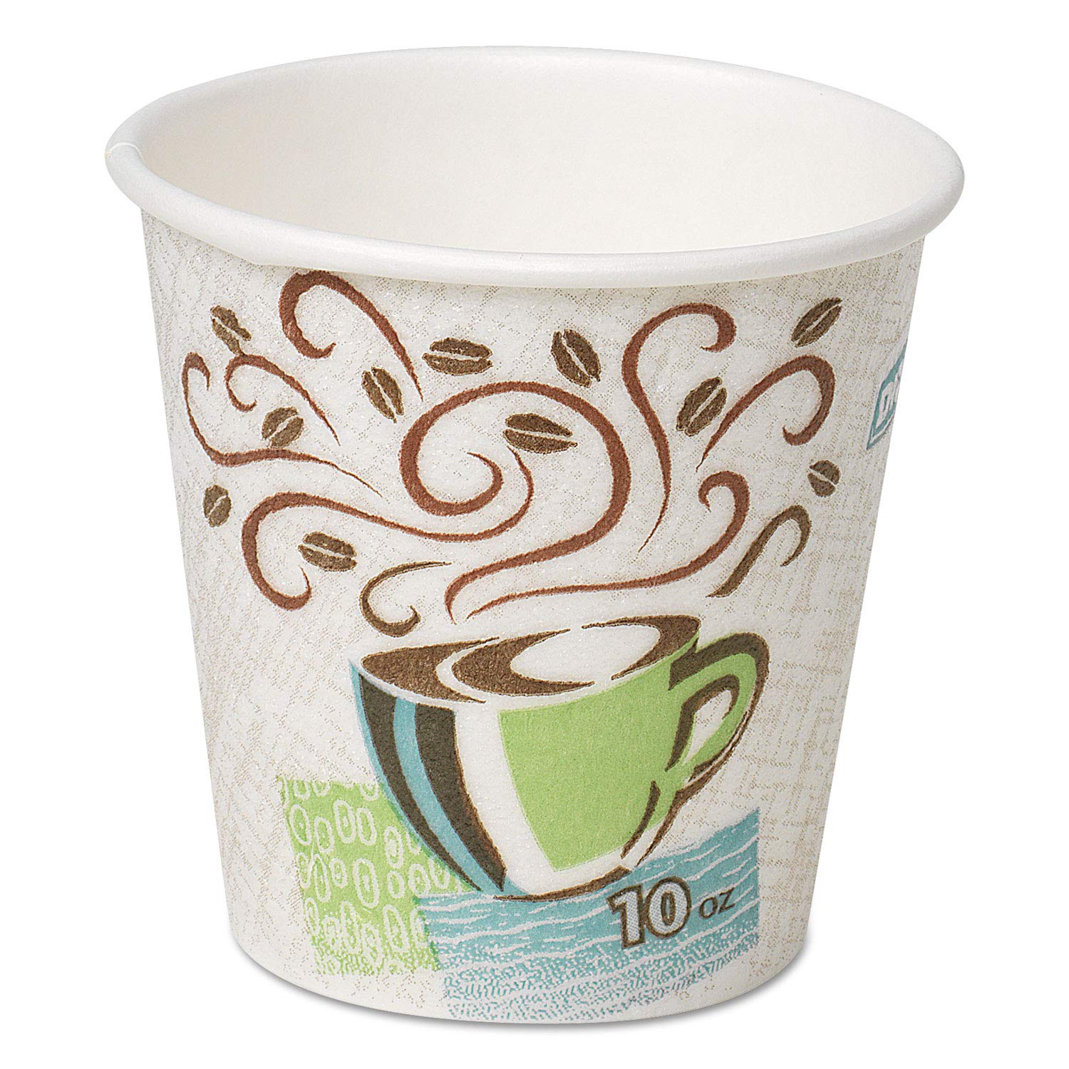 Dixie Perfectouch Insulated Hot Cups By Gp Pro - 10 Fl Oz - 25 / Pack - White - Paper - Hot Drink