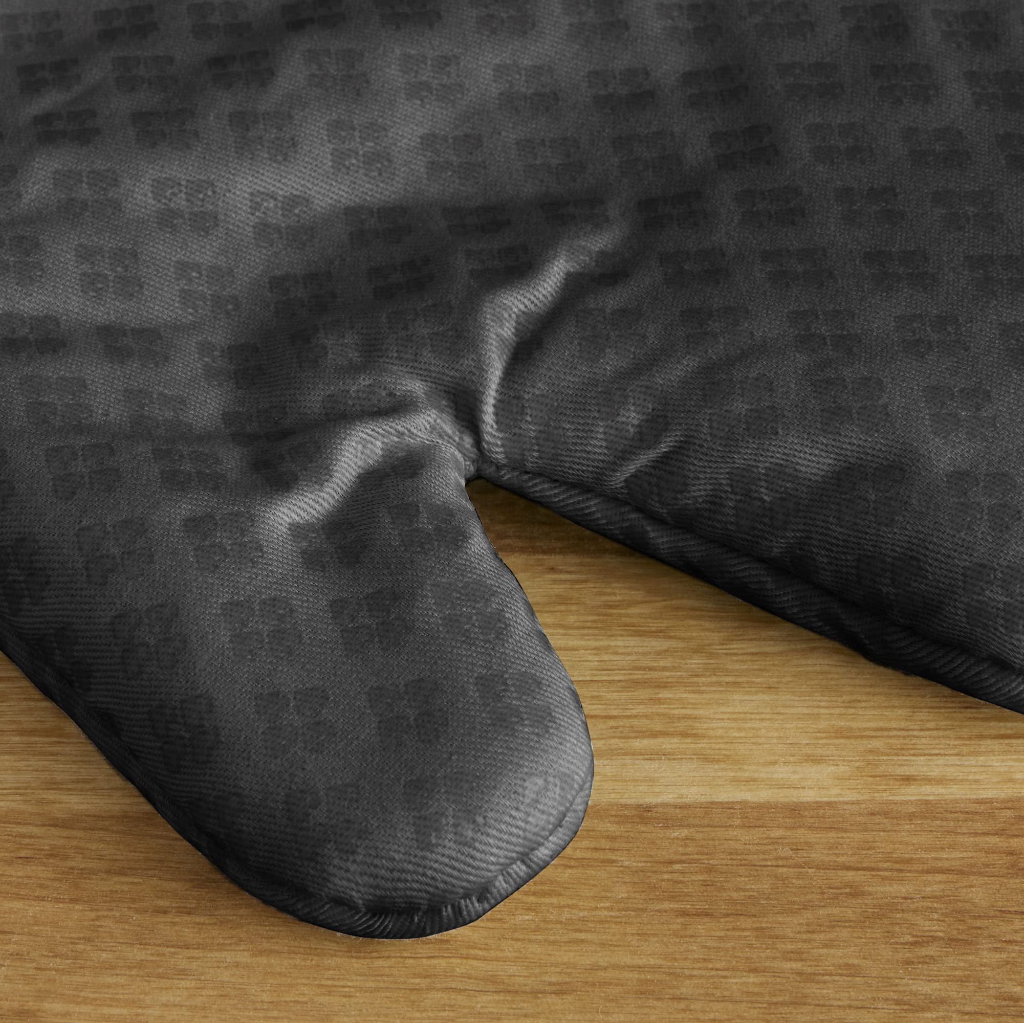 Kitchenaid Asteroid Oven Mitt Set, 7''X12.5'', Black, 2 Piece