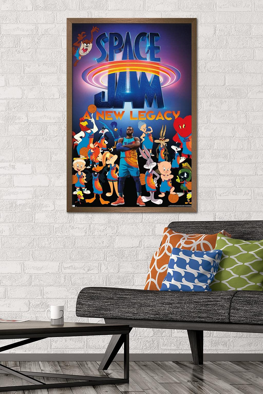 Trends International Space Jam: A New Legacy - Team Wall Poster, 22.375'' X 34'', Bronze Framed Version
