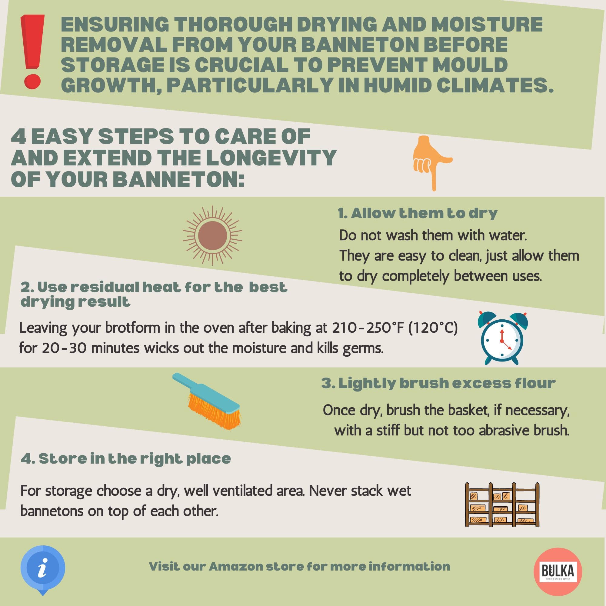 Bulka Banneton Bread Proofing Basket Spruce Wood Pulp Round 9'' Waffle, Sourdough Bread Baking Supplies Brotform - Non-Stick Dou