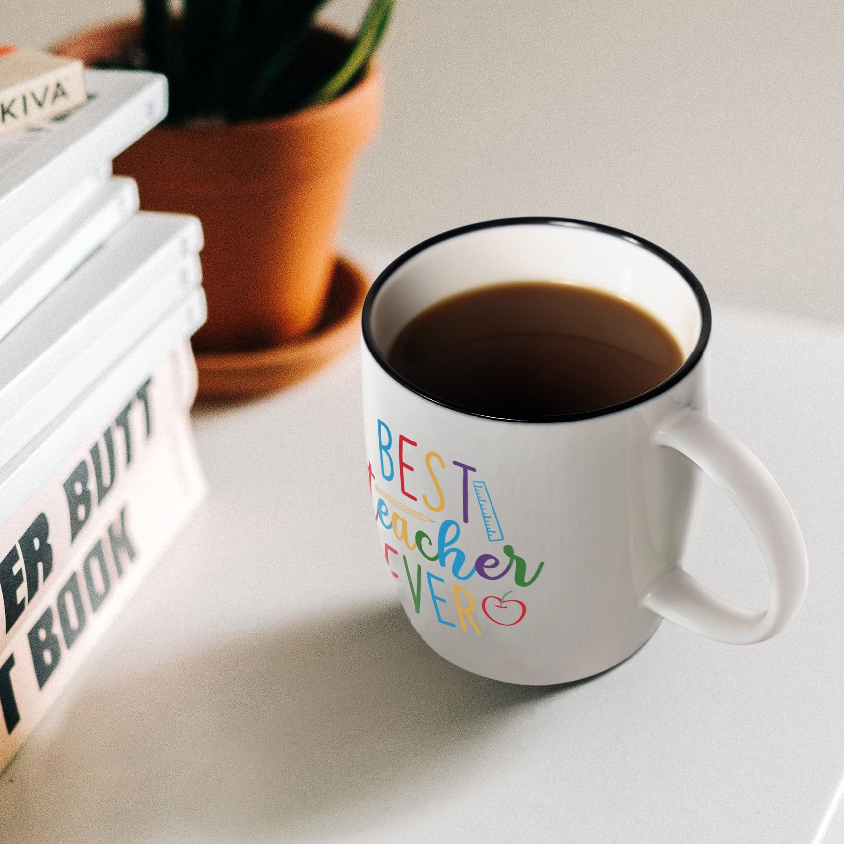 Caraknots Teacher Appreciation Gifts Best Teacher Ever Coffee Mug Teacher Gifts For Women Men Graduation End Of Year Thank You C