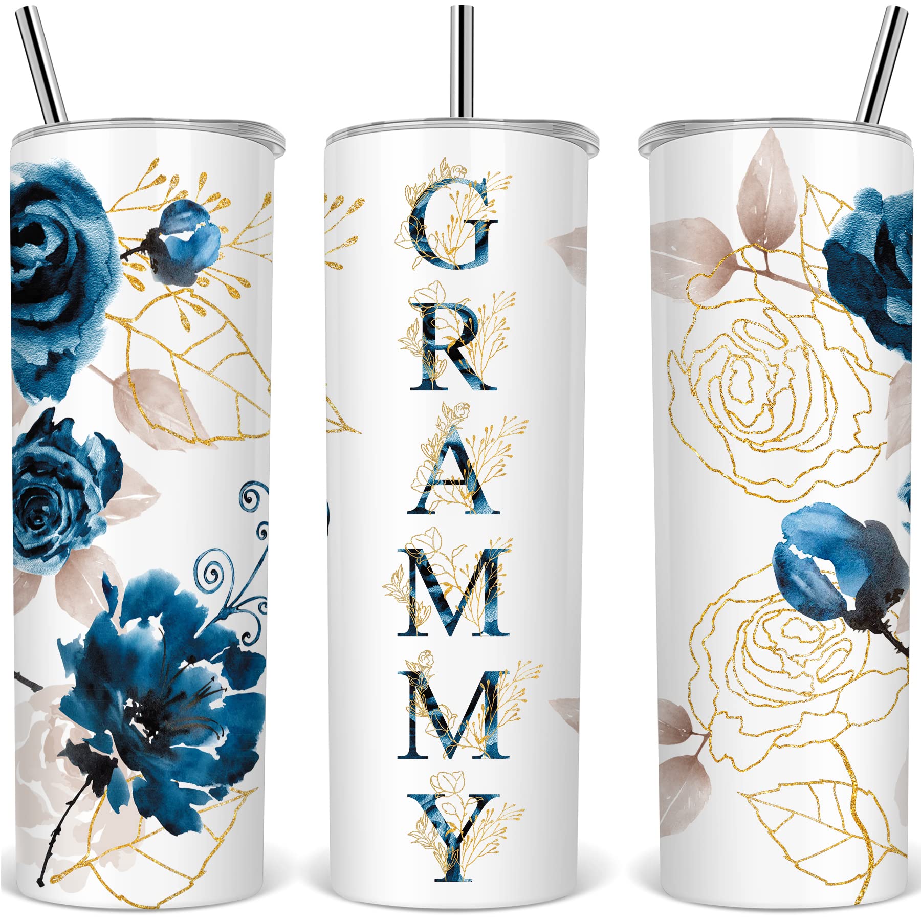 Gifts For Grammy Grandmother Birthday Mother'S Day&Christmas Gift From Grandson,Granddaughter - Stainless Steel Insulated Tumble