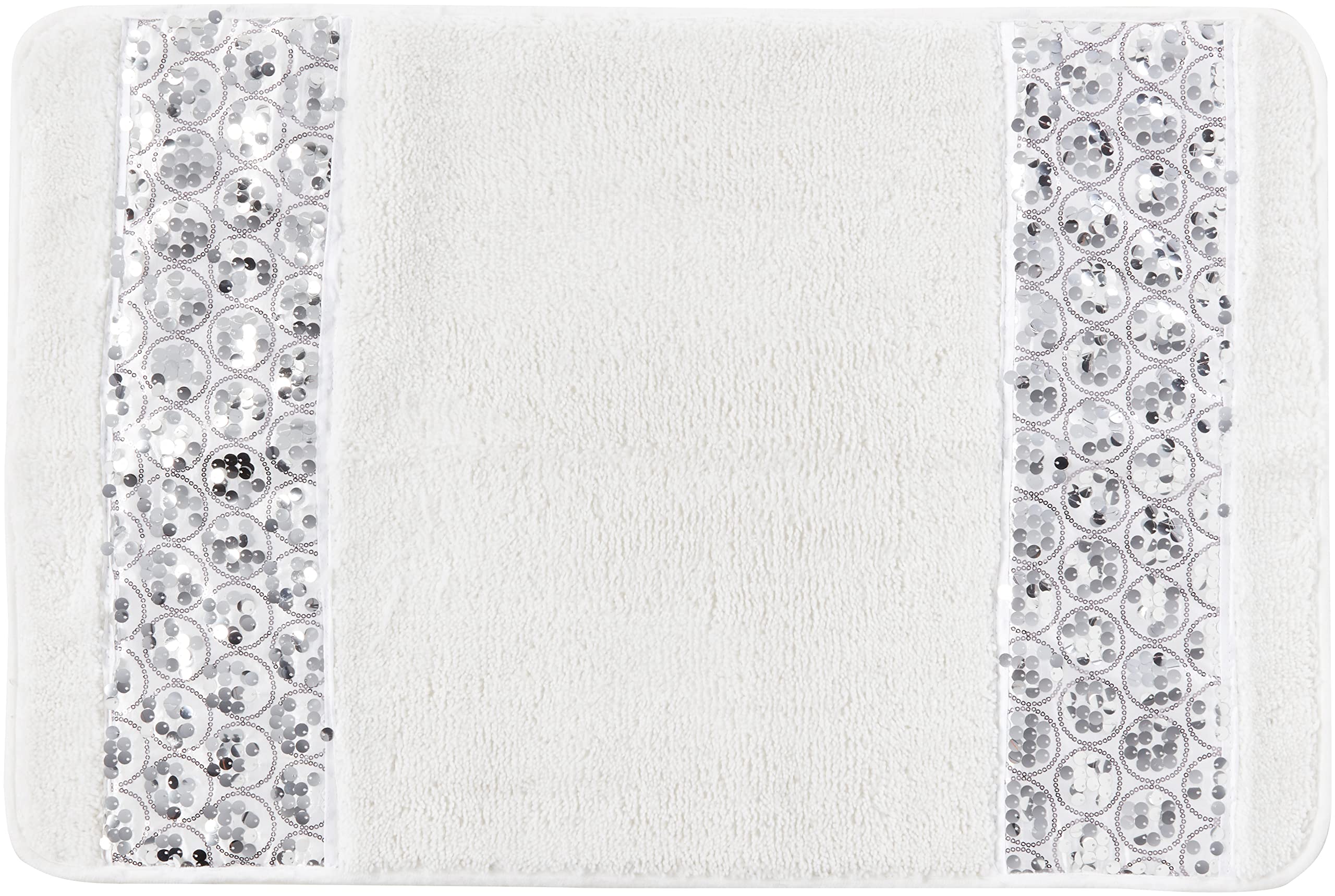 Popular Bath Sinatra Modern Bathroom Rug Classic Luxury Bath Rug Contemporary Decor Stylish Bath Mat For Shower Unique Design Wh