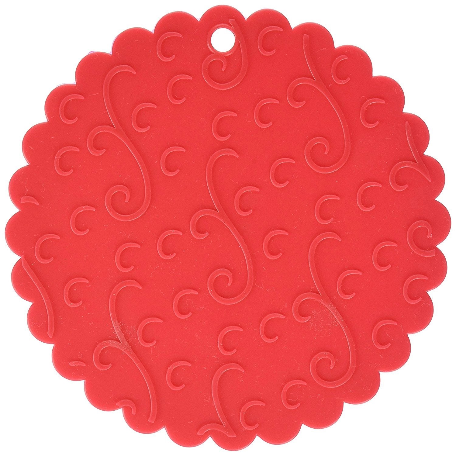 Norpro Jar Opener Silicone Grip Potholder Trivet Red Secure Non Slip (3-Pack)
