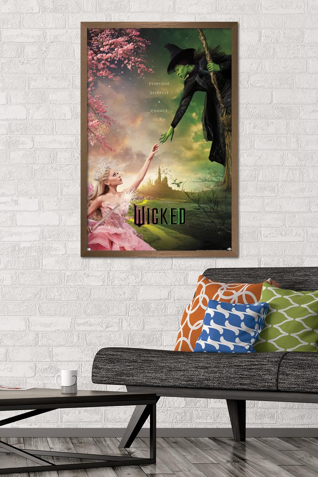Trends International Wicked - One Sheet Wall Poster, 34L X 22.4W, Bronze Framed Version