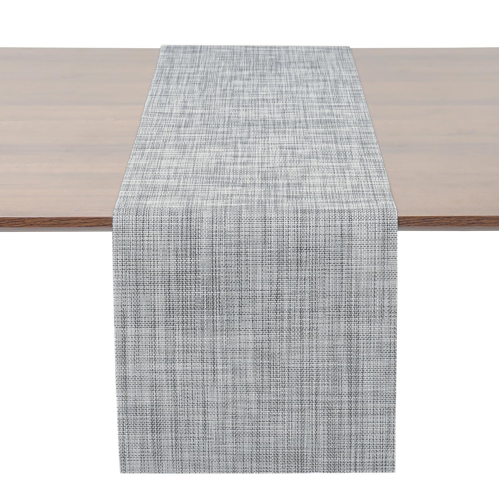 Myir JUN Table Runner, Vinyl Table Runner Indoor 72 Inch Long Arbitrarily Cropped Runner for Table Heatproof for Home Party (B-G