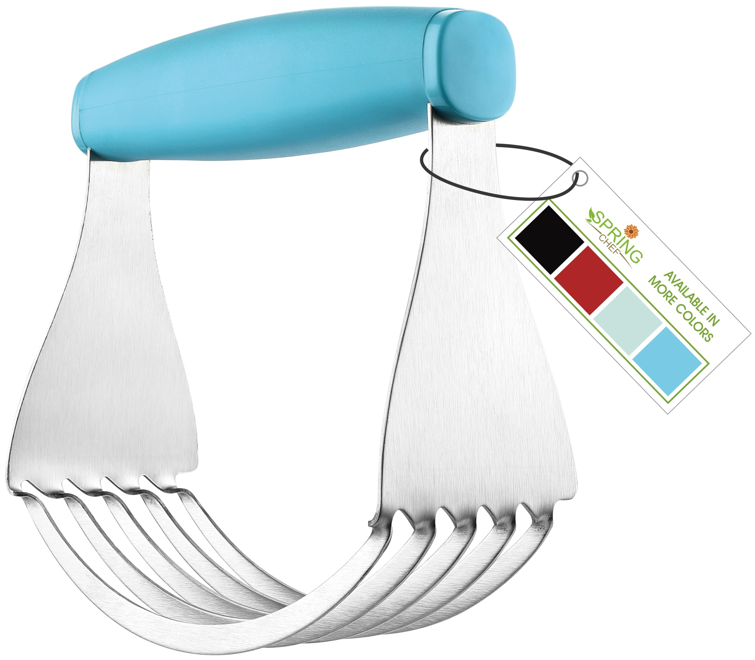 Spring Chef XL Dough Blender Tool For Baking, Heavy Duty Pastry Blender, Stainless Steel Pastry Cutter with Durable Blades, Doug
