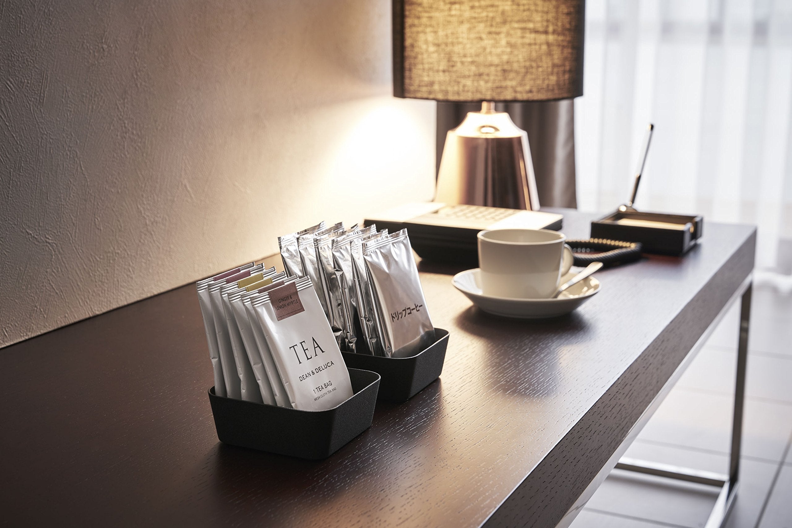 Yamazaki Home Tower Amenity Tray S Black, Small