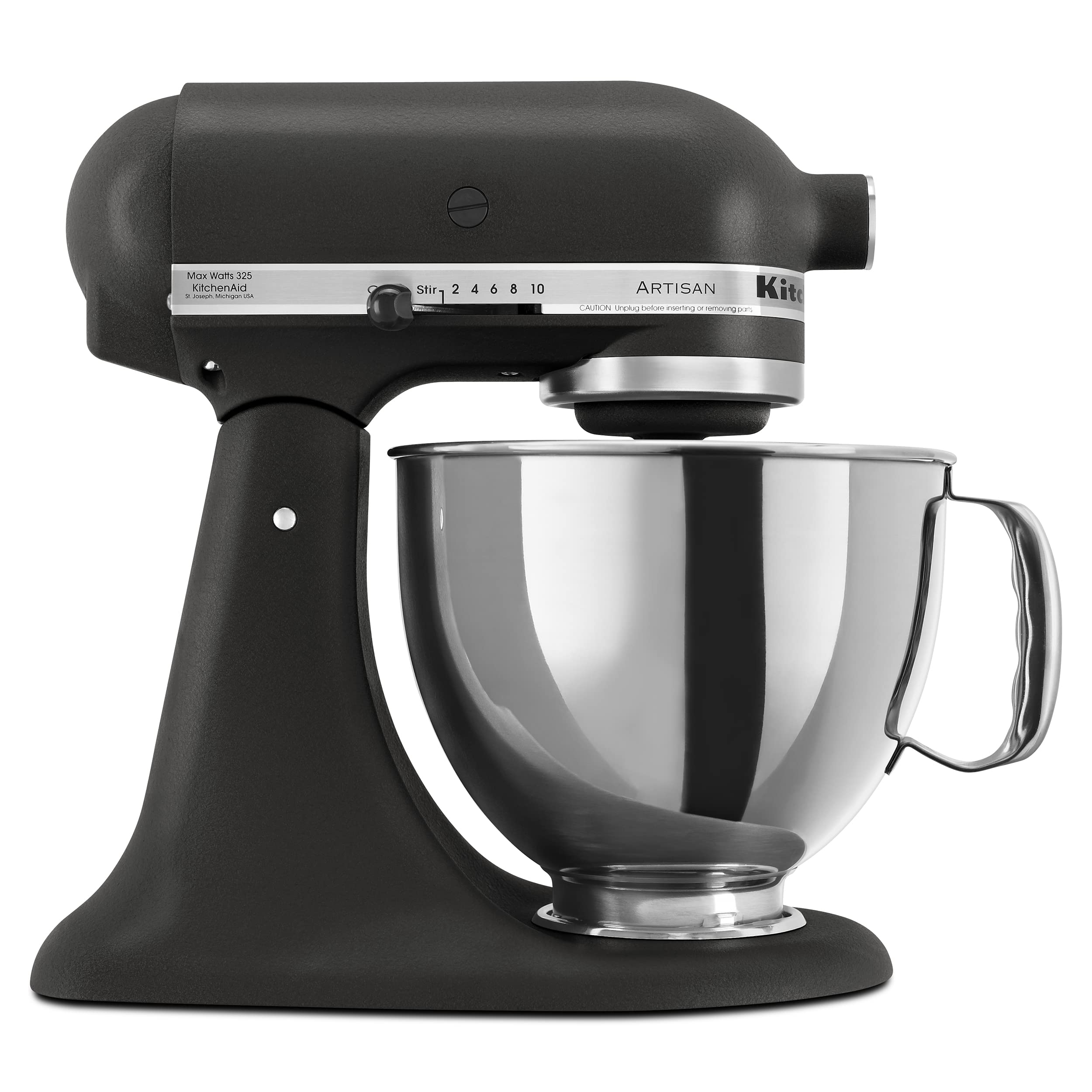KitchenAid Artisan Series 5 Quart Tilt Head Stand Mixer with Pouring Shield KSM150PS, Cast Iron