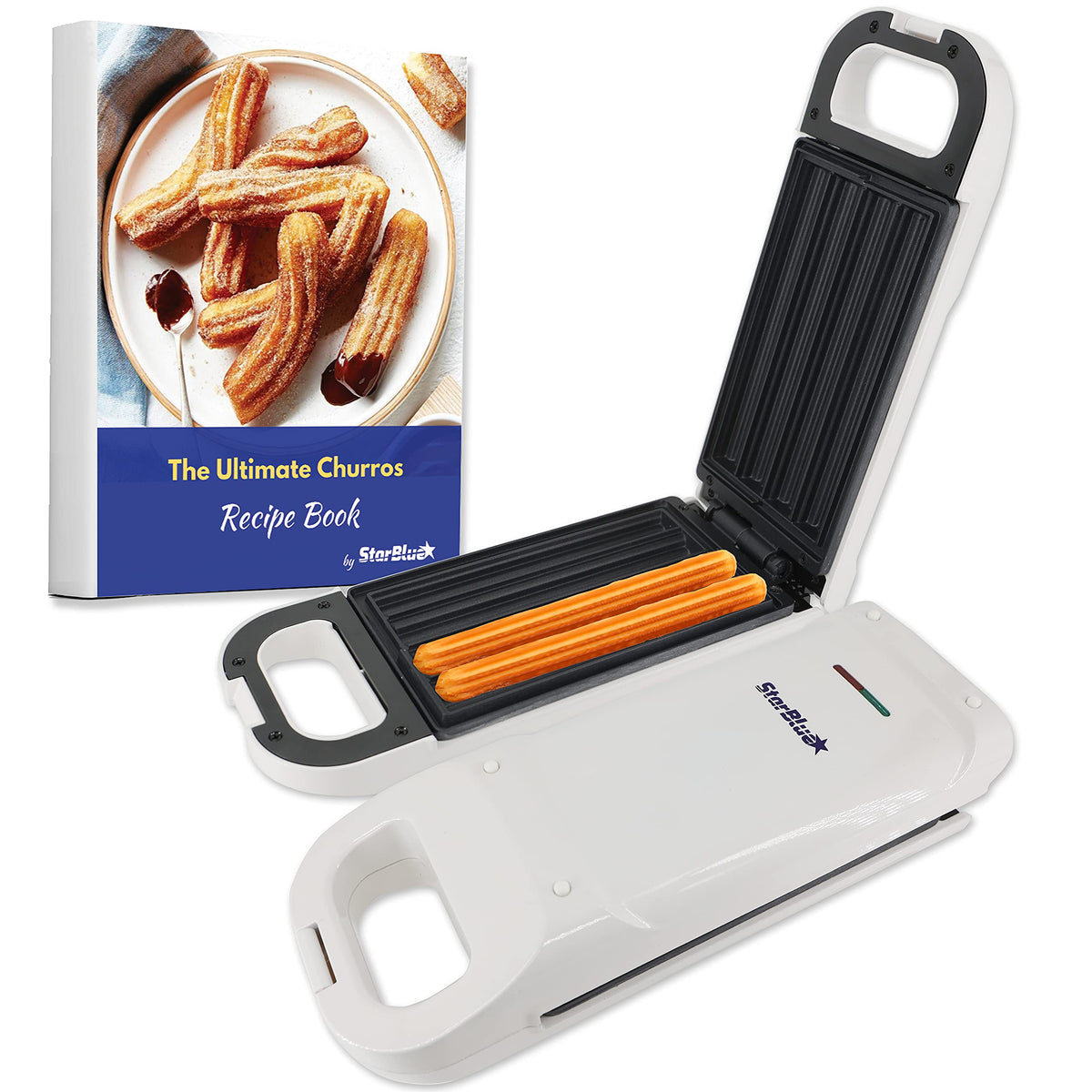 Churro Maker By Starblue With Free Recipe E-Book - Cook Healthy And Oil-Free Churros In Just Minutes 110-120V 60Hz 750W (Model:
