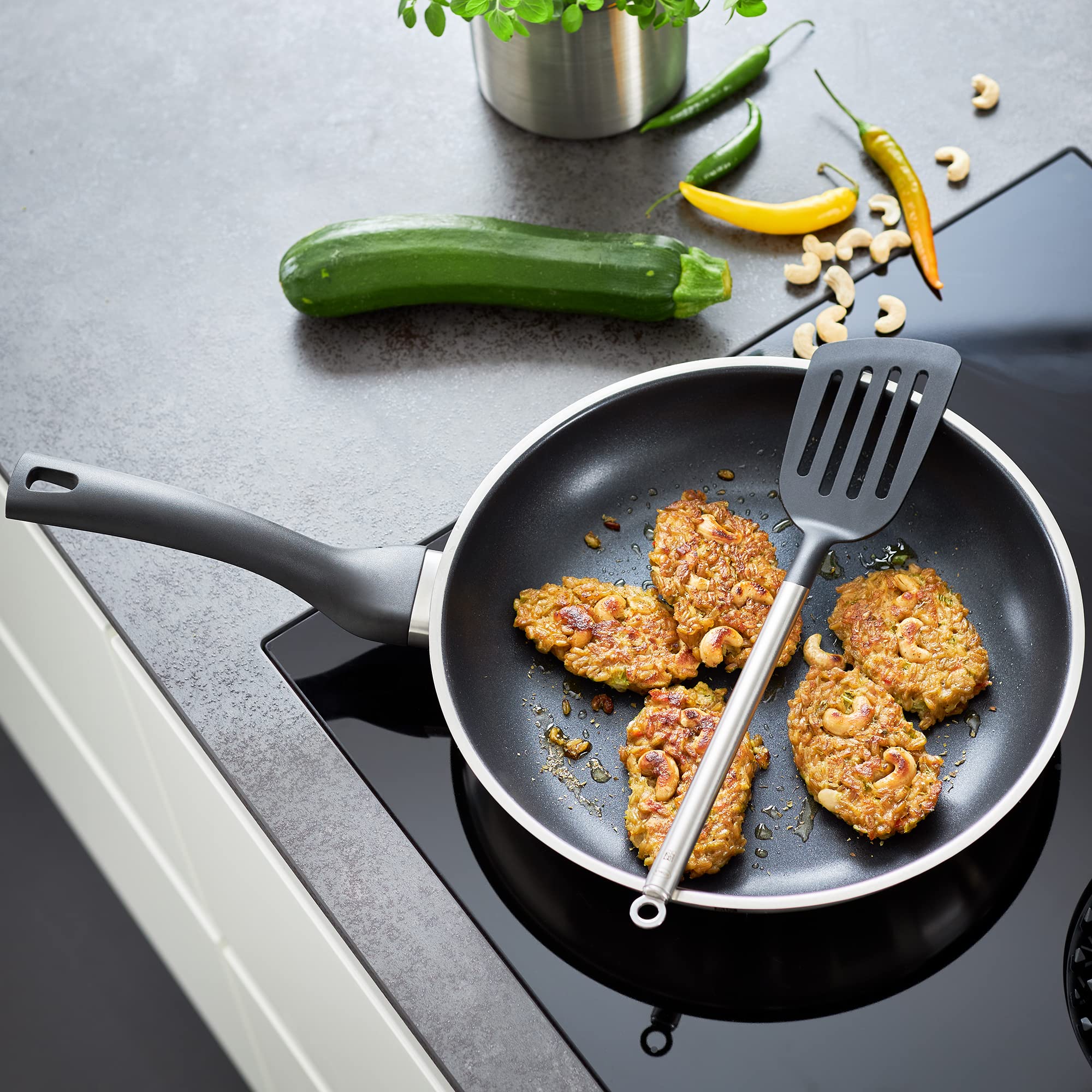 Rsle Basics Line Slotted Turner Spatula With 13.5 In. Stainless Steel Handle