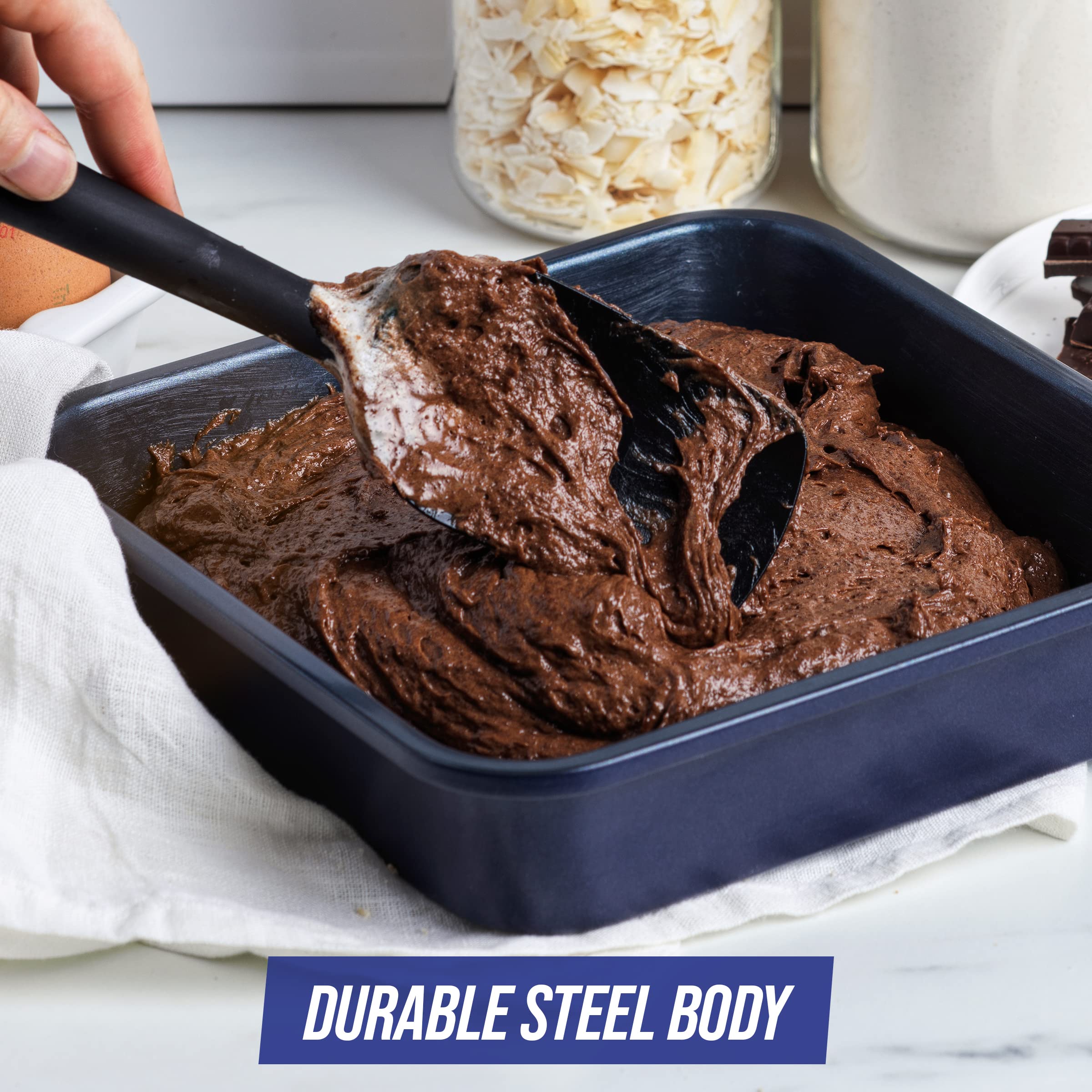 Blue Diamond Bakeware Diamond Infused Ceramic Nonstick, 13 X 9 Rectangular Cake Baking Pan, Dishwasher And Freezer Safe, Pfa