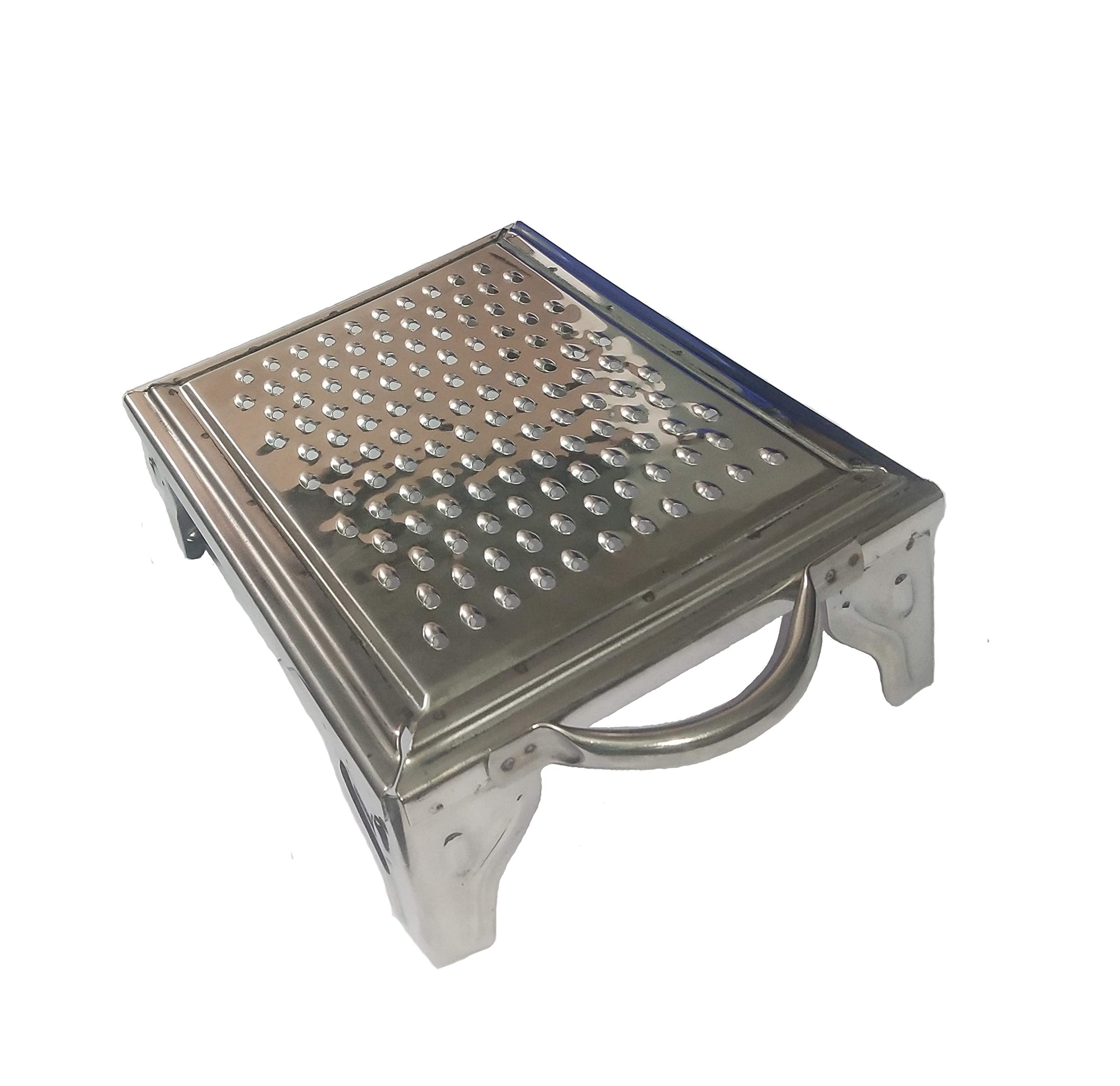 Marwall Stainless Steel Carrot/Lauki/Coconut Grater, Silver