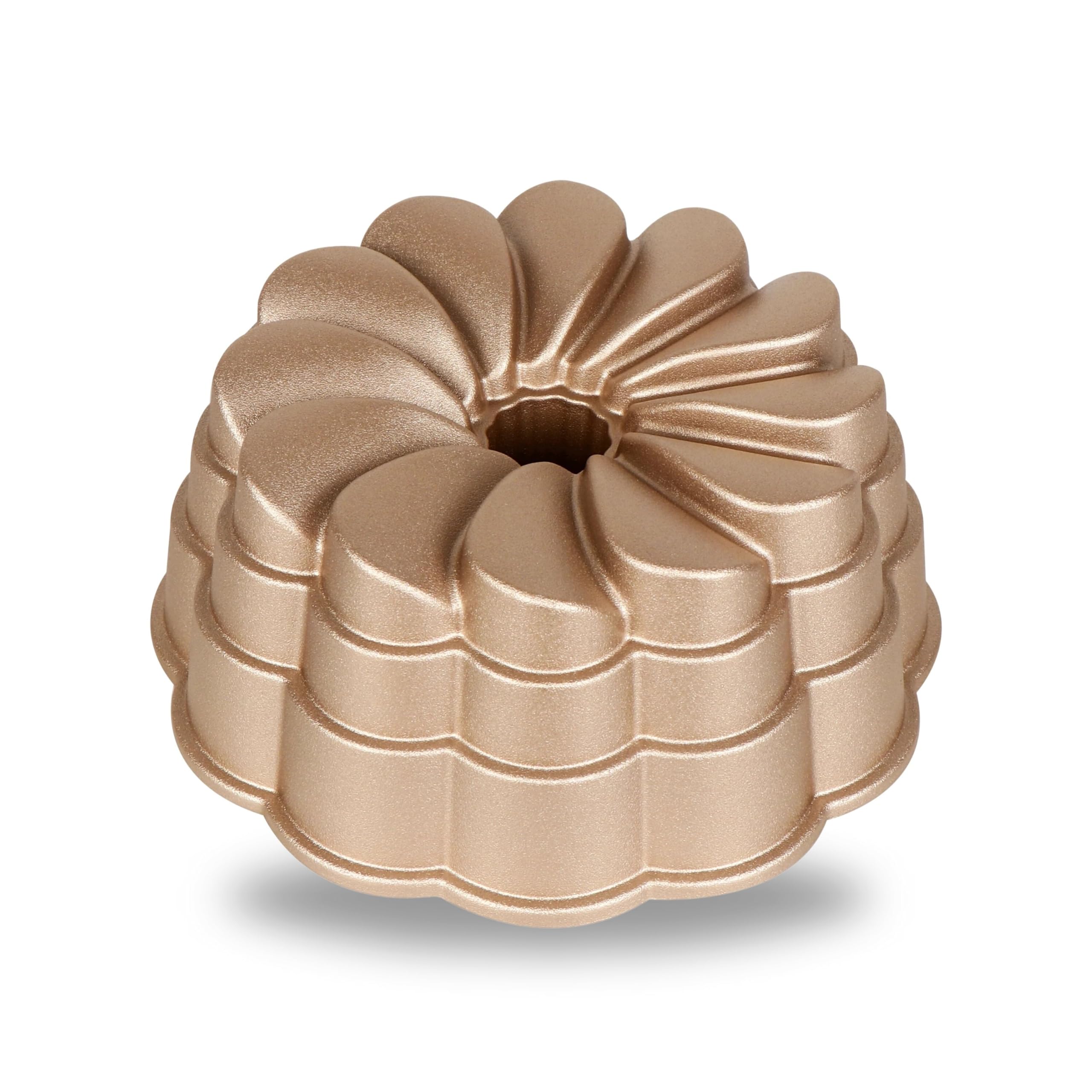 Bakers Secret for Fluted Cake Pan, Fluted Cake Pans, Perfect for Fluted Cakes, Die Cast Aluminum Cake Pans, 2 Layers Non-stick 