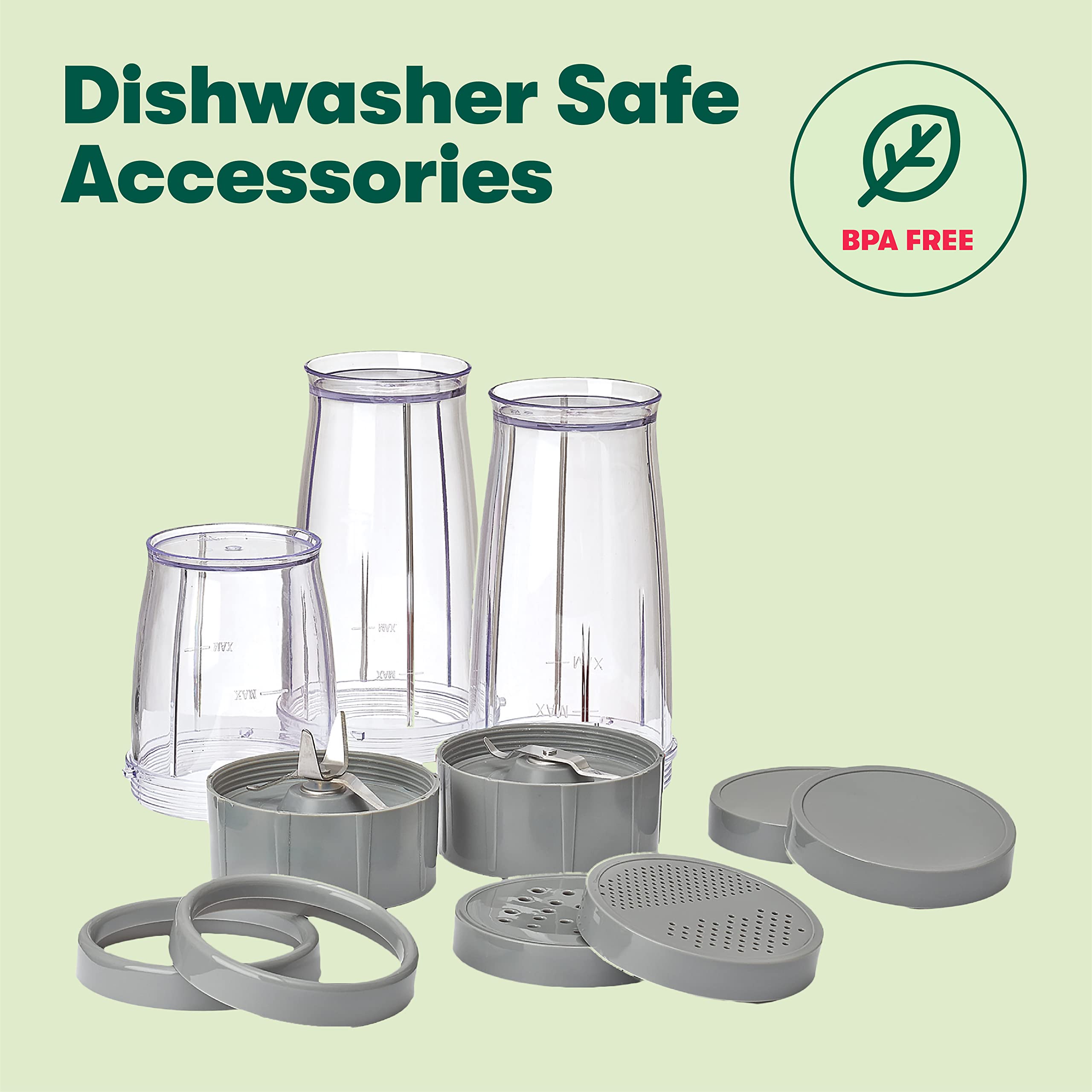 Bella Personal Size Rocket Blender For Smoothies And Protein Shakes, Portable Juice Maker And Mini Food Processor And Grinder, 1