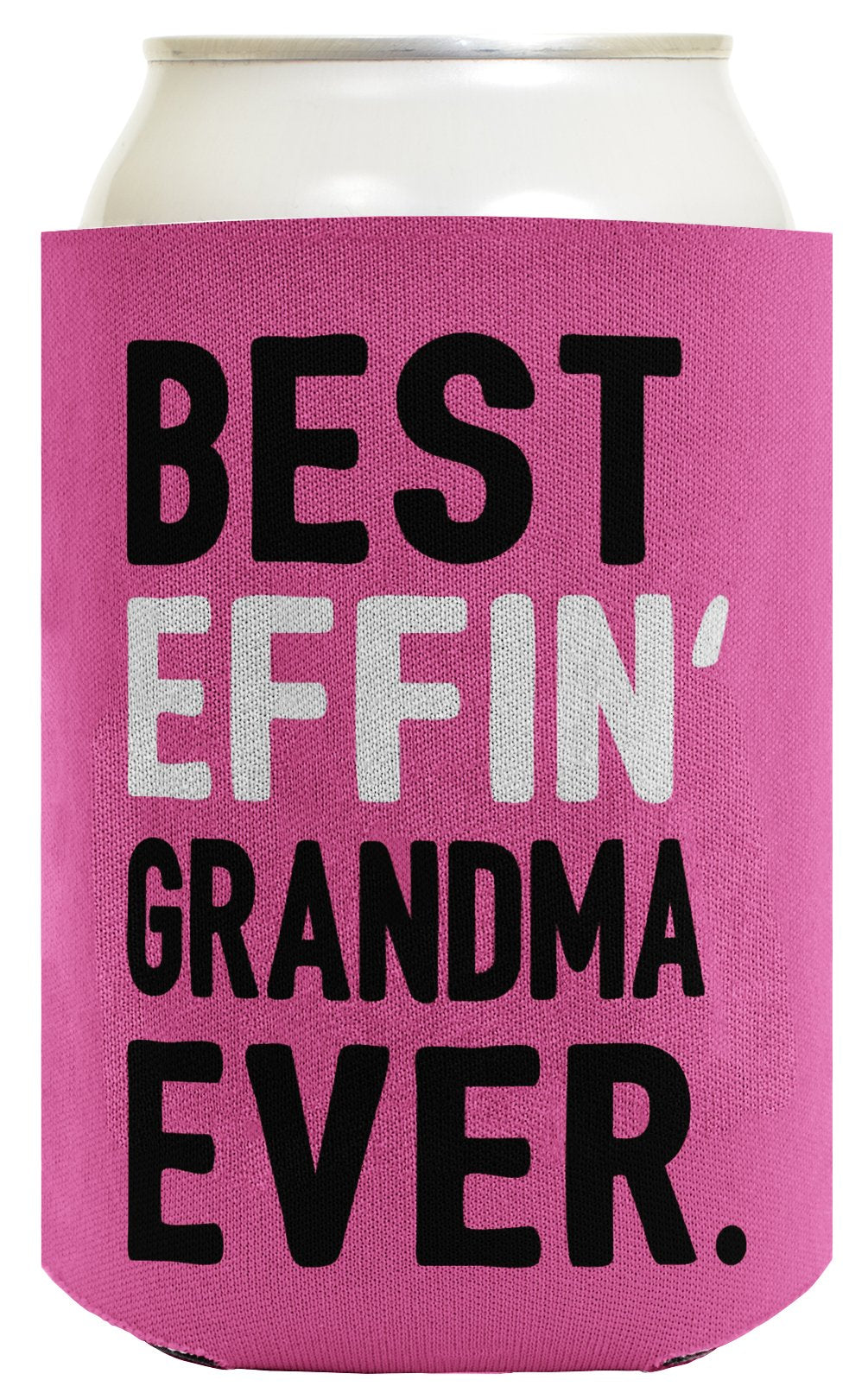 Best Grandma Gifts Best Effin' Grandma Ever Funny Cool Grandma Gifts For Women 2 Pack Can Coolie Drink Coolers Coolies Pink