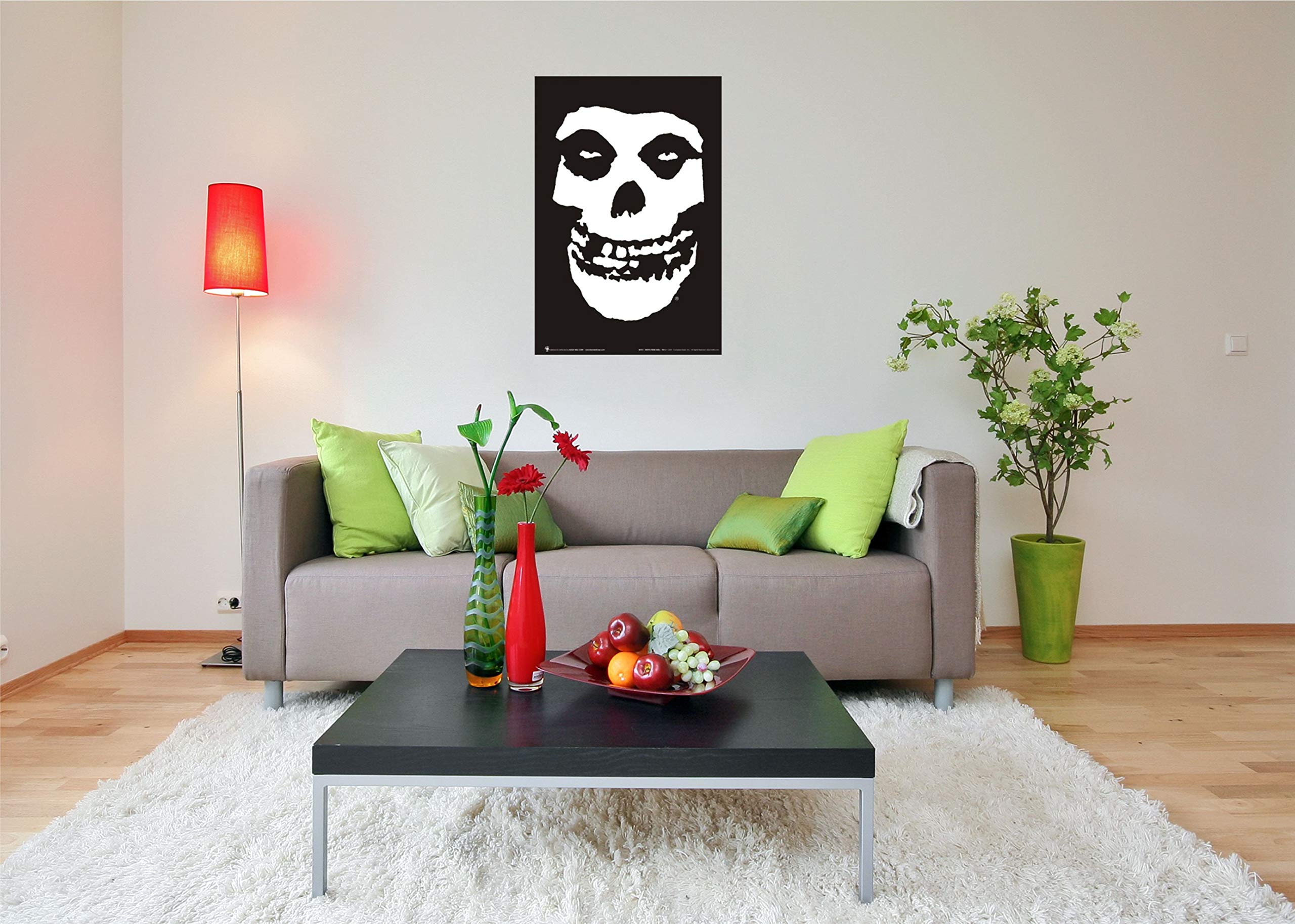 The Misfits (Skull, No Text) Music Poster Print Poster Poster Print, 24X36