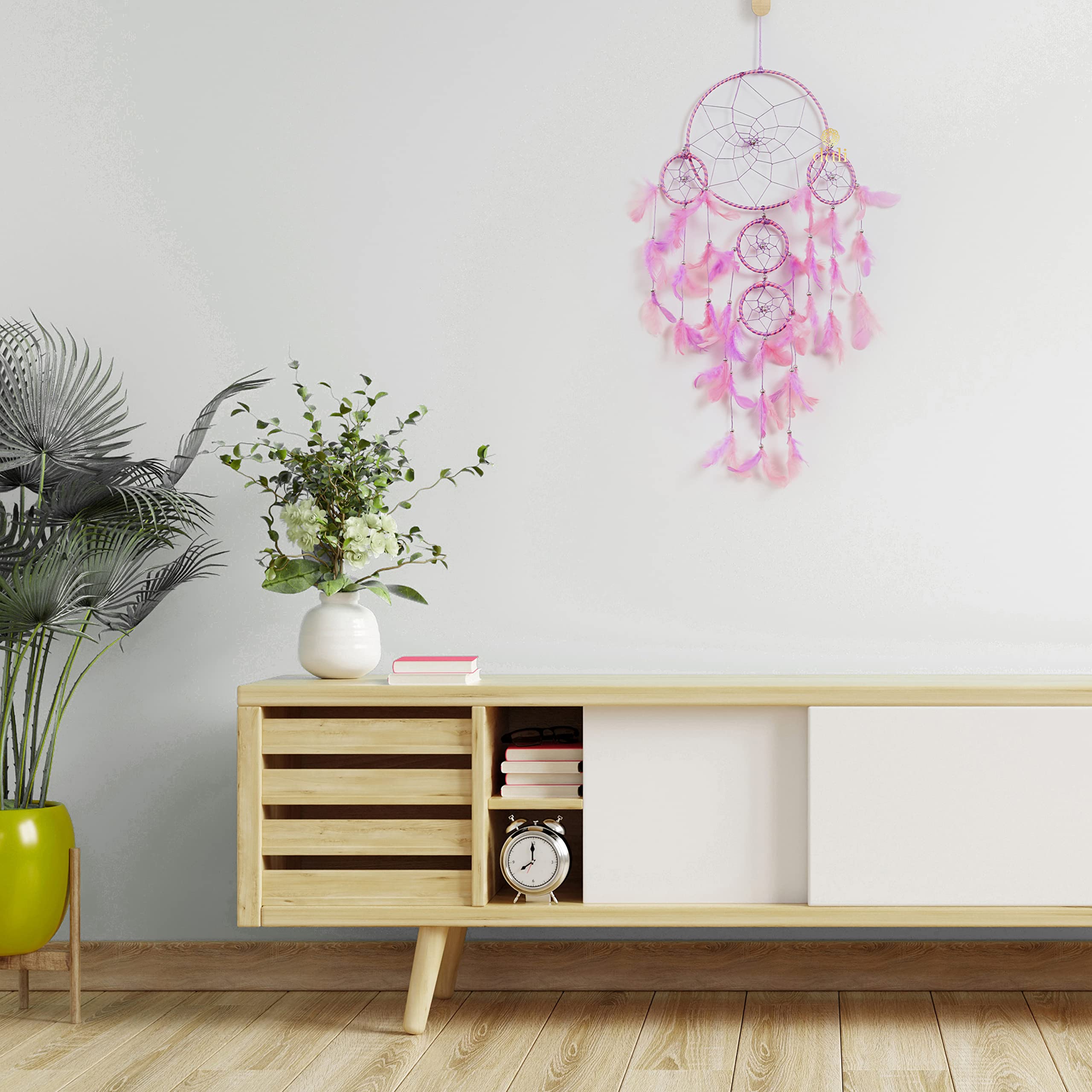 DULI Dream Catcher Wall Hanging for Bedrooms, Home Decor Wall Hanging Design, KidsRoom, Nursery, Garden, Restaurants, Cafe, & Pa