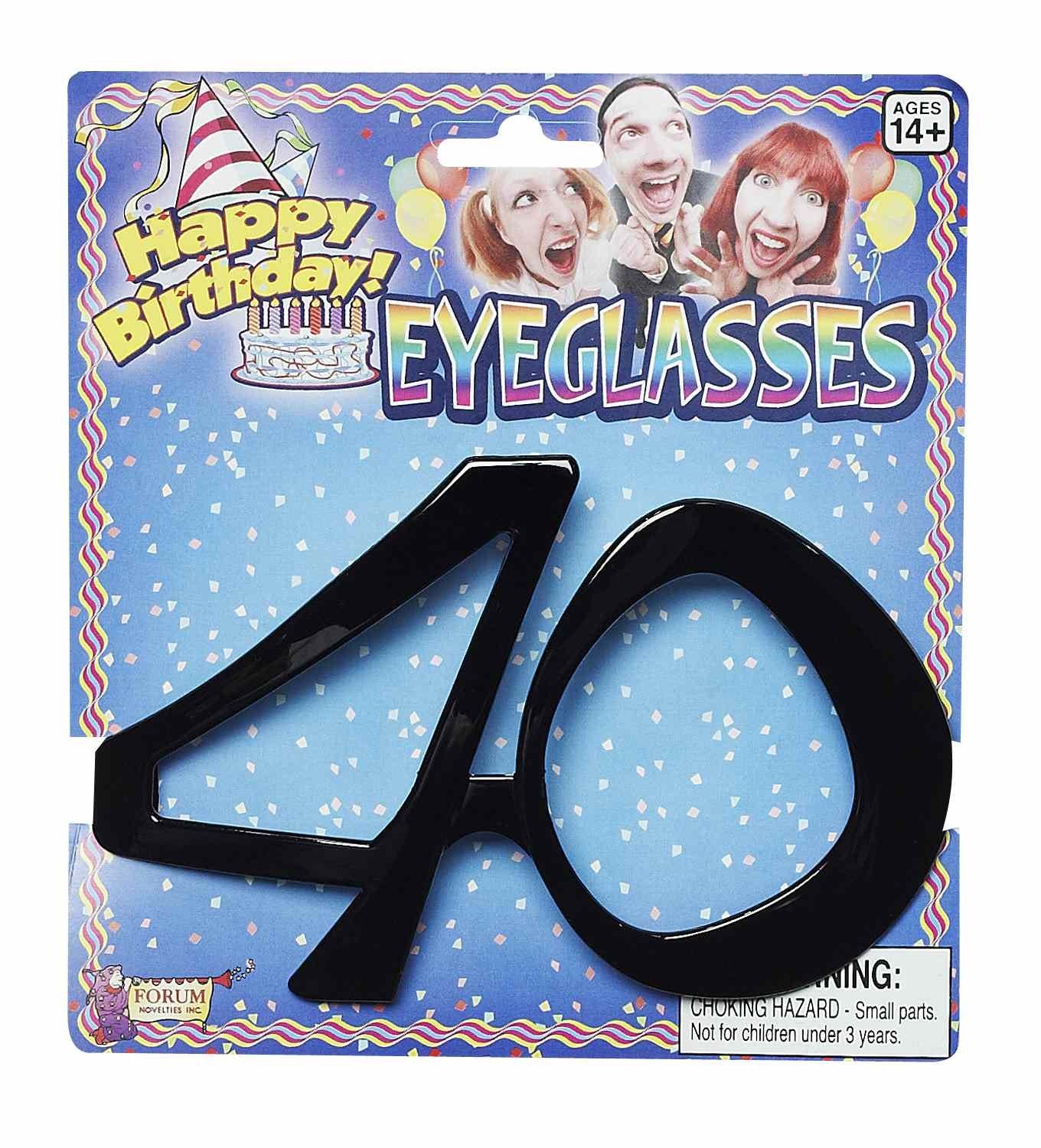 Forum Novelties Birthday Glasses 40''